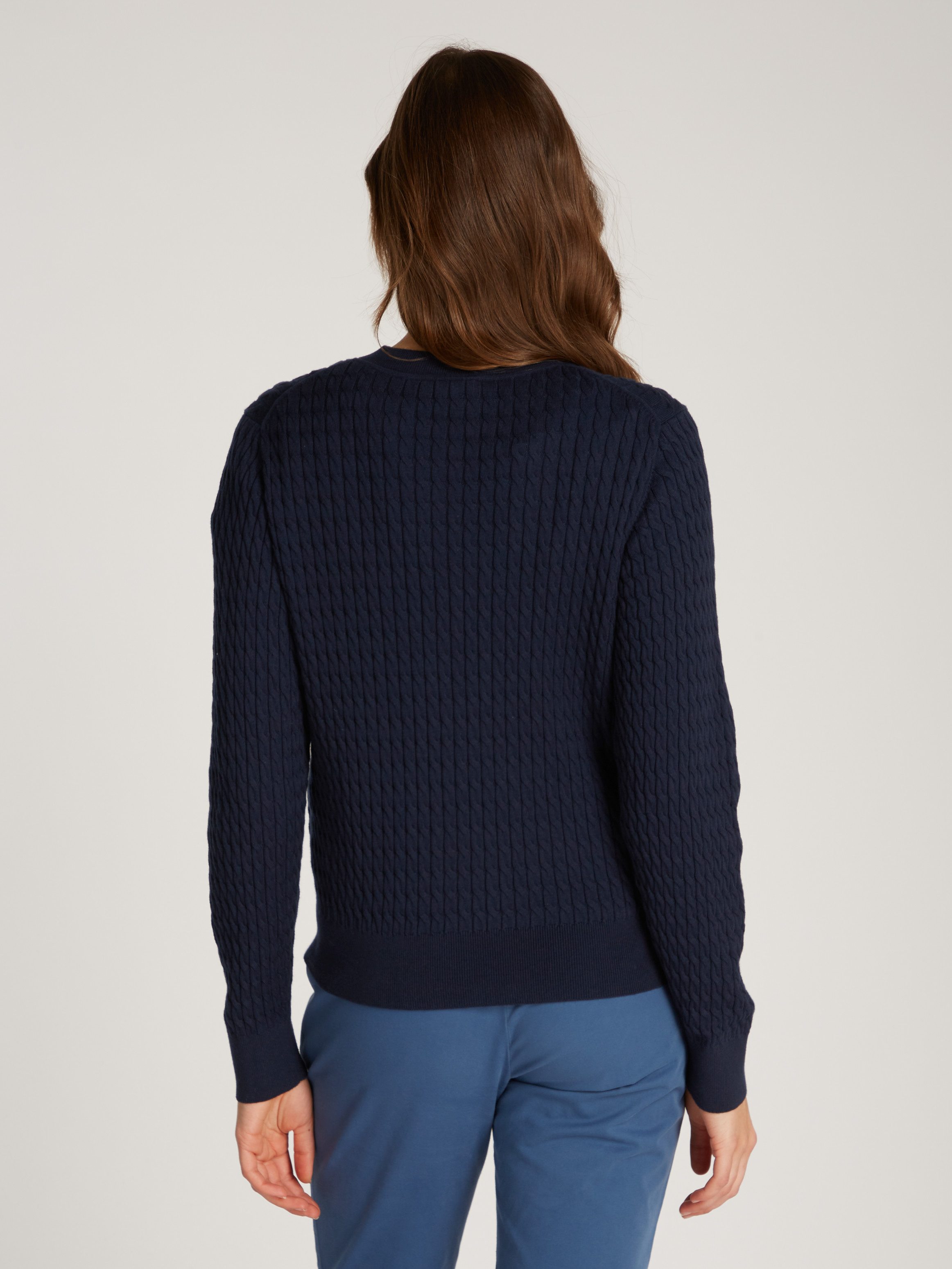 Tommy Hilfiger Vest CO CABLE C-NK CARDIGAN