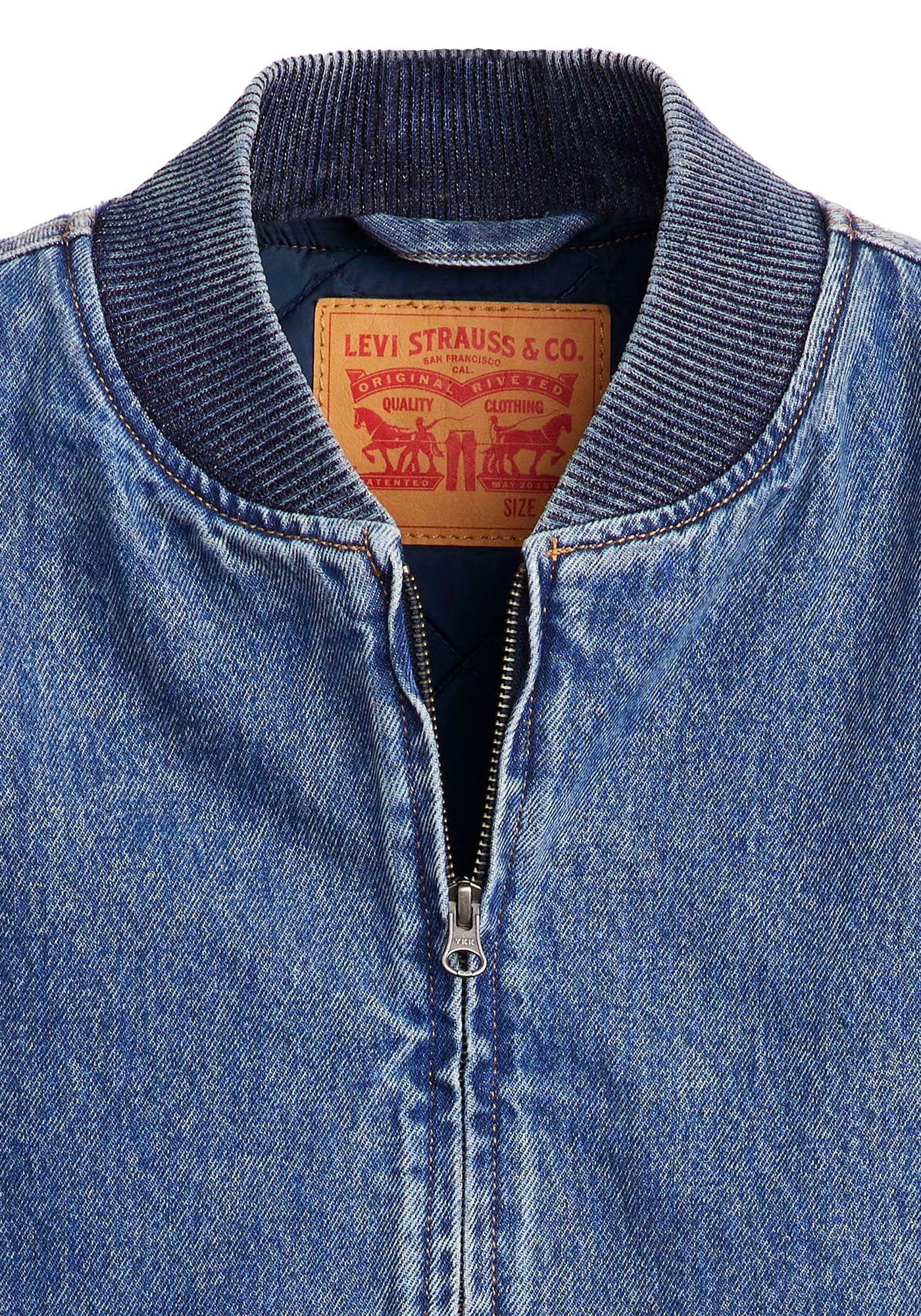Levi's® Jeansgilet SANSOME met een ritssluiting