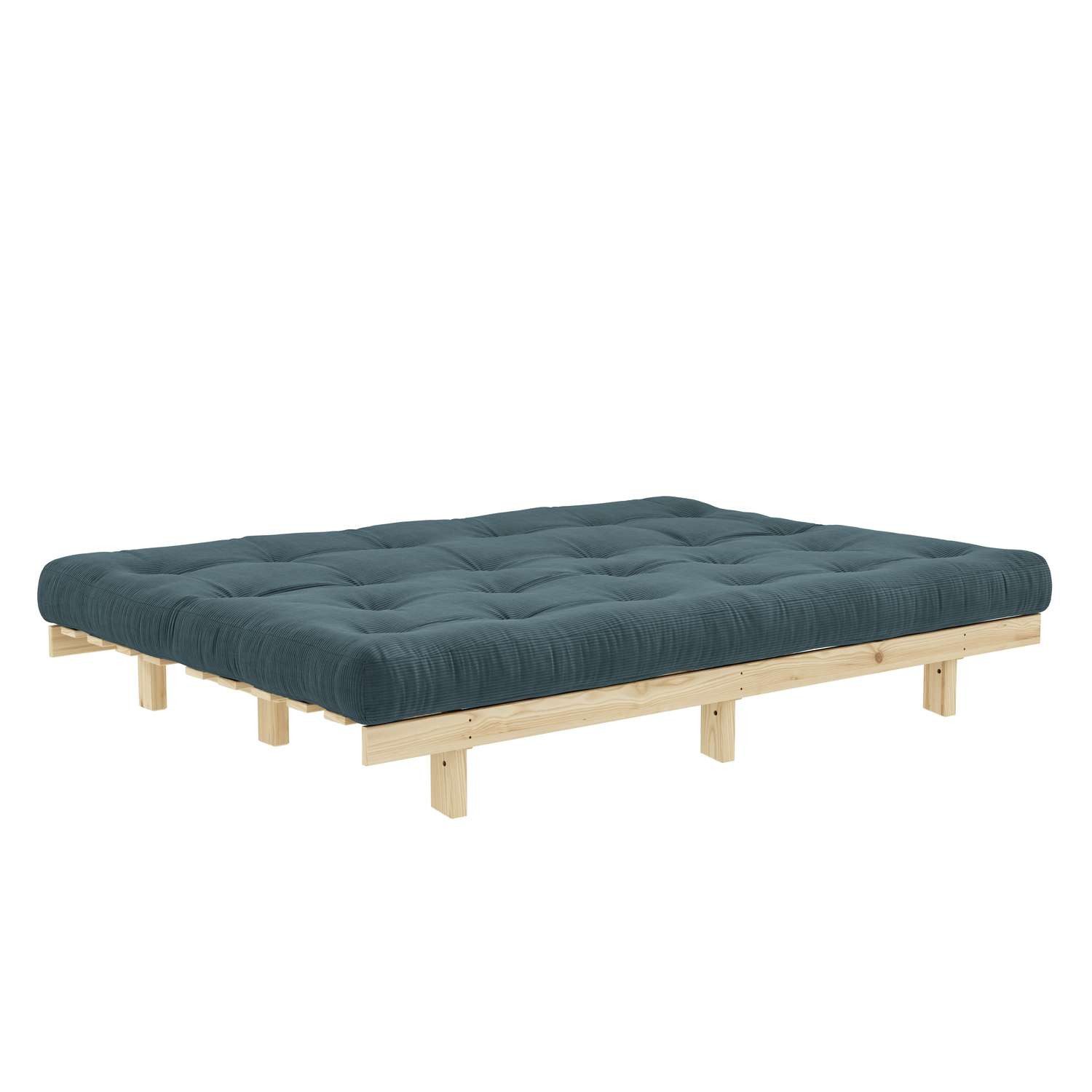 Karup Slaapbank Lean 200 slaapbank, logeerbed, bank met futonmatras Inclusief futonmatras, ligoppervlak 130x200 cm, FSC® gecertificeerd grenen (2 stuks)