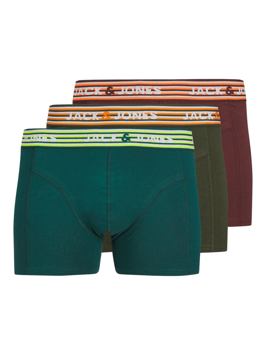 Jack & Jones Trunk JACDARVIN SOLID TRUNKS 3 PACK SN (set 3 stuks)