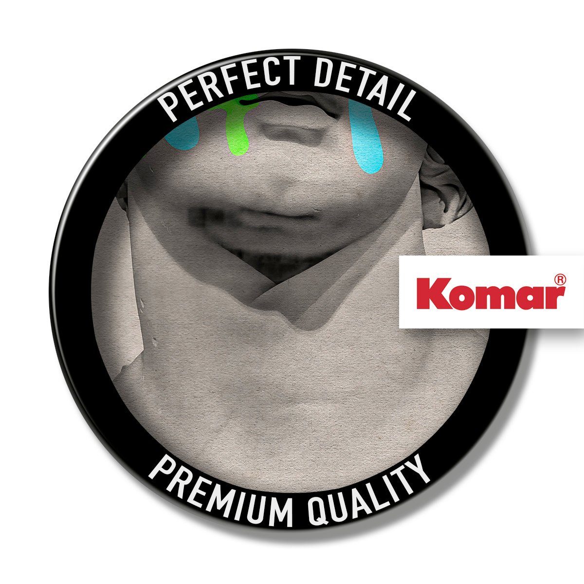 Komar Artprint op linnen Greek Ice Tea Cocktail - Afmeting 40 x 60 cm (1 stuk)