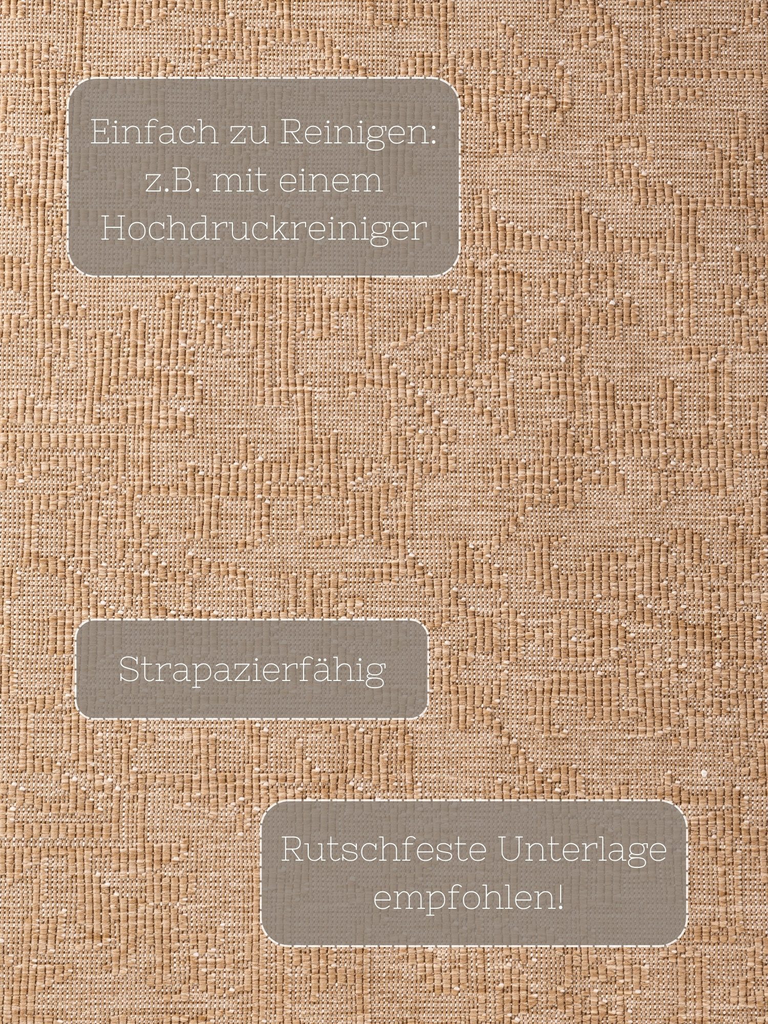NORTHRUGS Outdoorkleed Kona omkeerbaar tapijt
