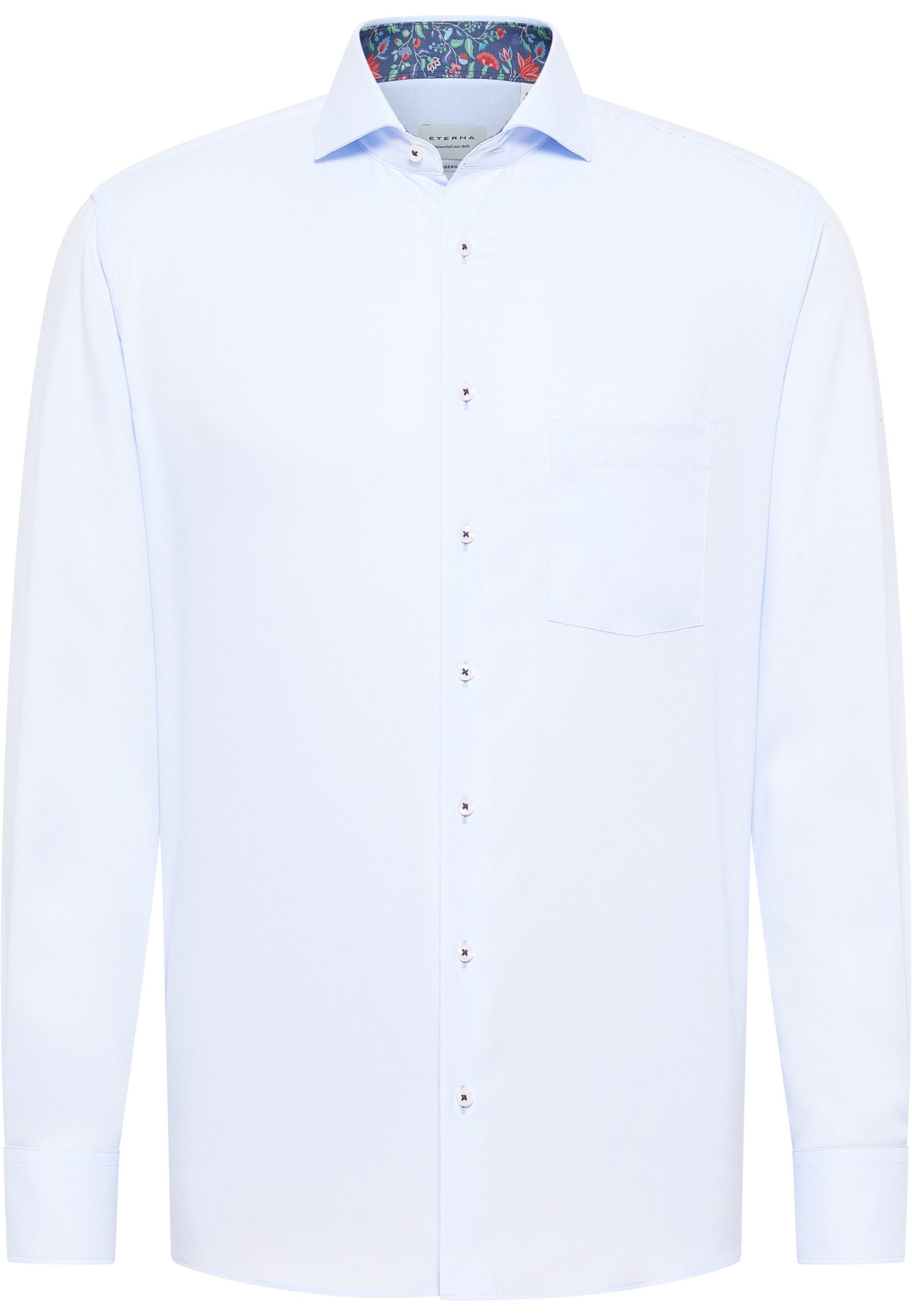 Eterna Overhemd met lange mouwen MODERN FIT NON IRON (strijkvrij)