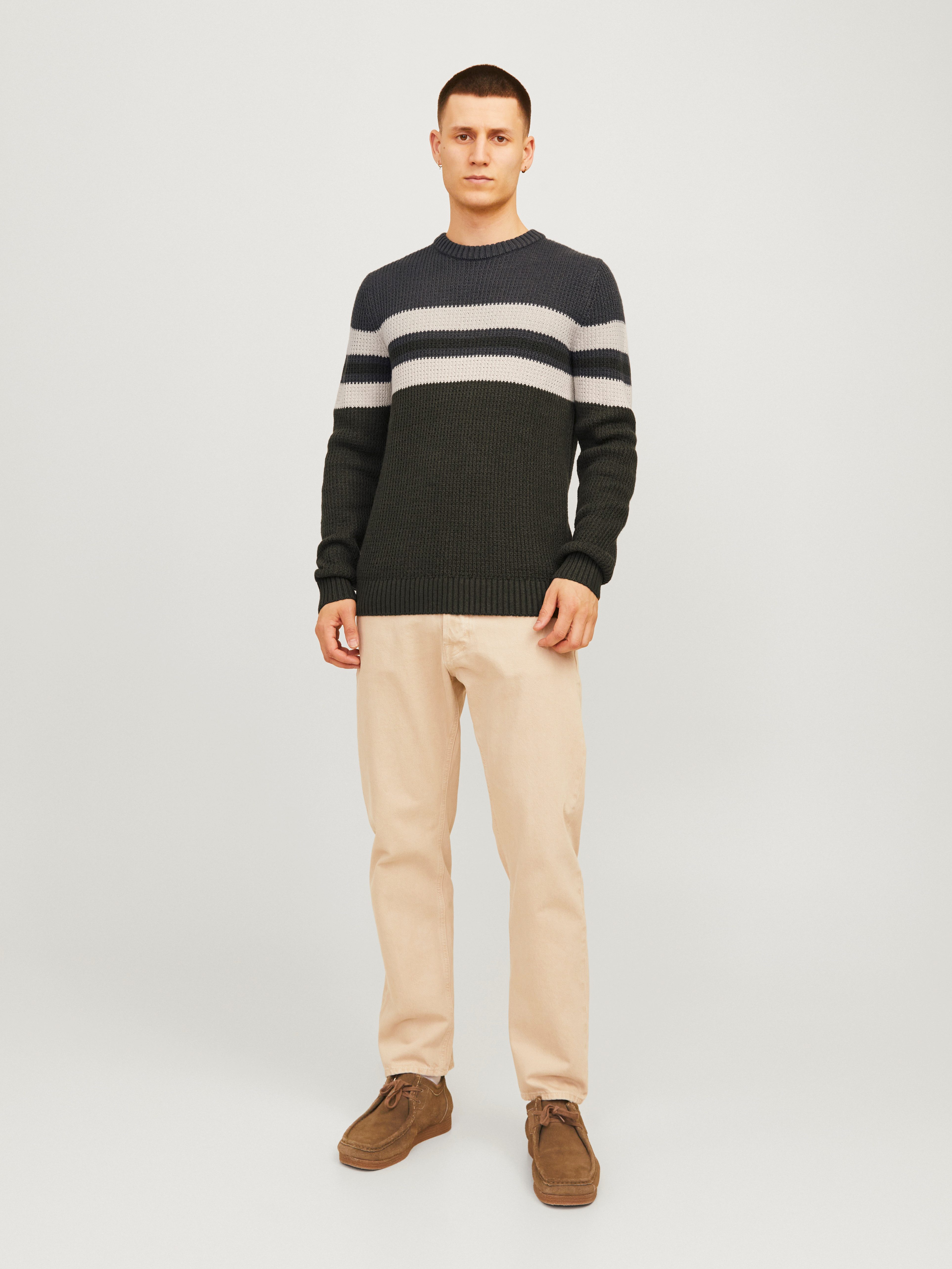 Jack & Jones Trui met ronde hals JJSANDER KNIT CREW NECK