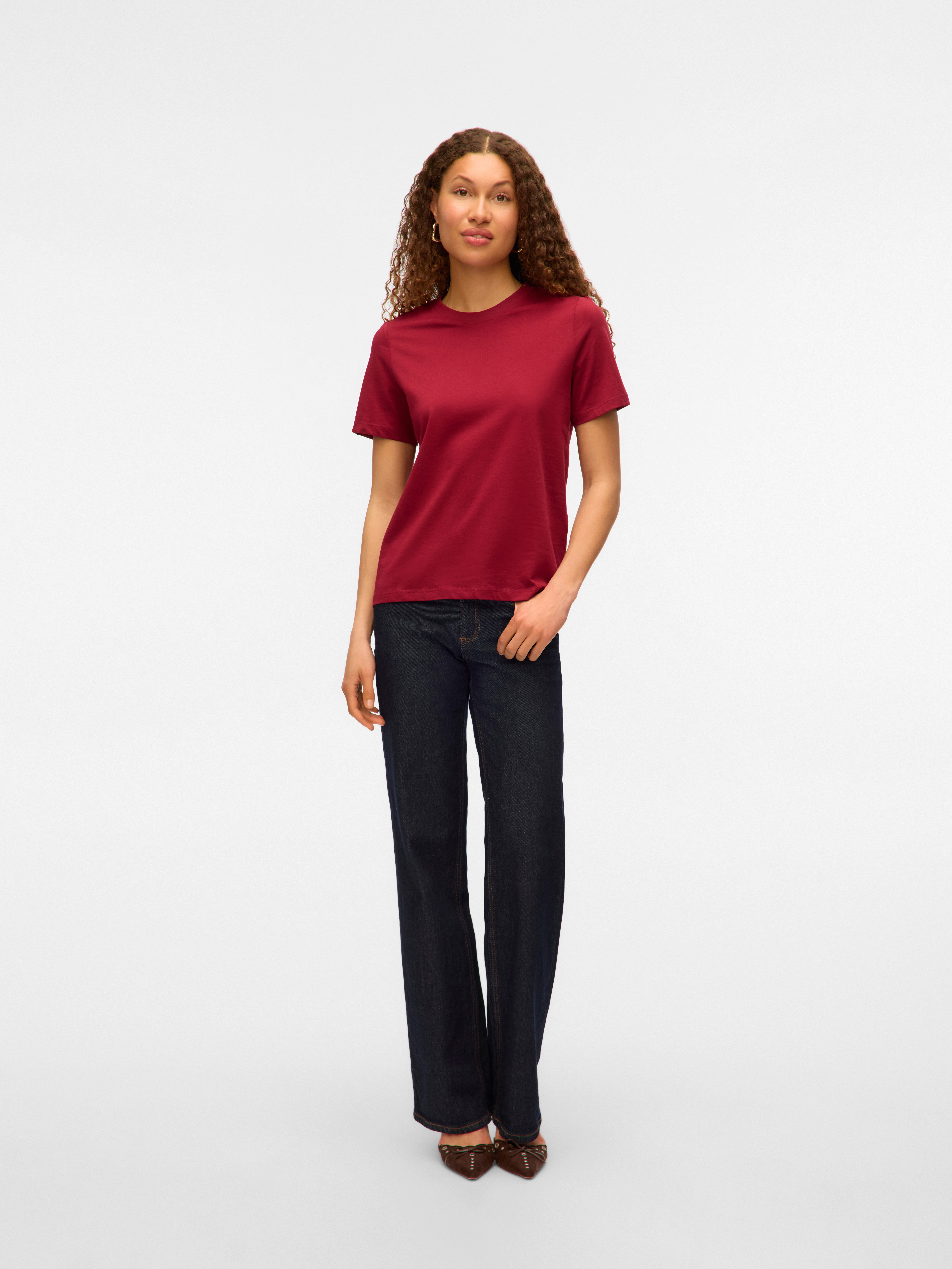 Vero Moda Shirt met korte mouwen VMPAULINA SS T-SHIRT GA JRS NOOS