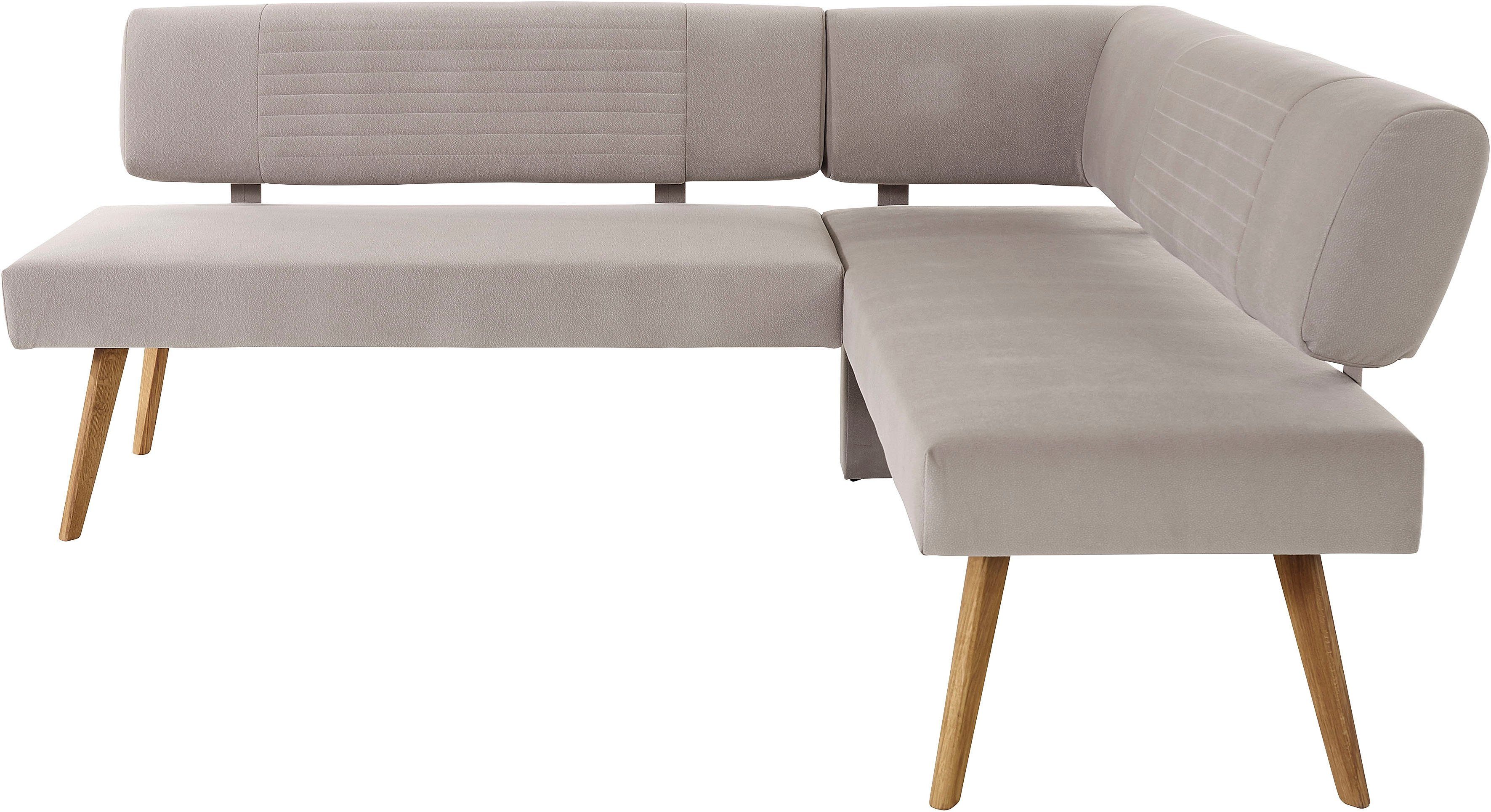OTTO products Hoekbank Alessja Breedte lange zijde 192 of 212 cm, frame van massief eiken