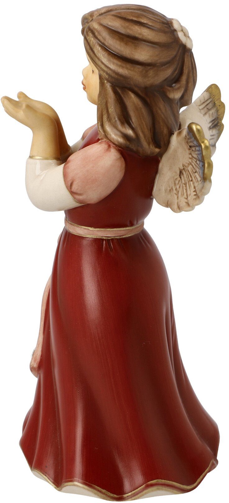 Goebel Engelfiguur Hemelboodschappers, kerstversiering rood
