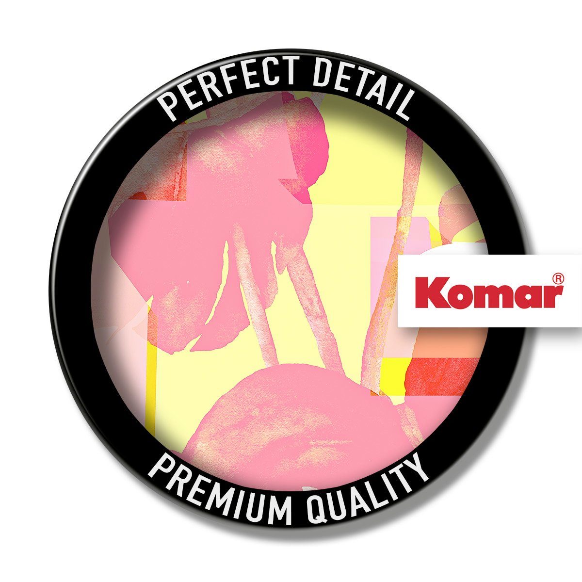 Komar Artprint op linnen Summer Party - Afmeting 40 x 40 cm (1 stuk)