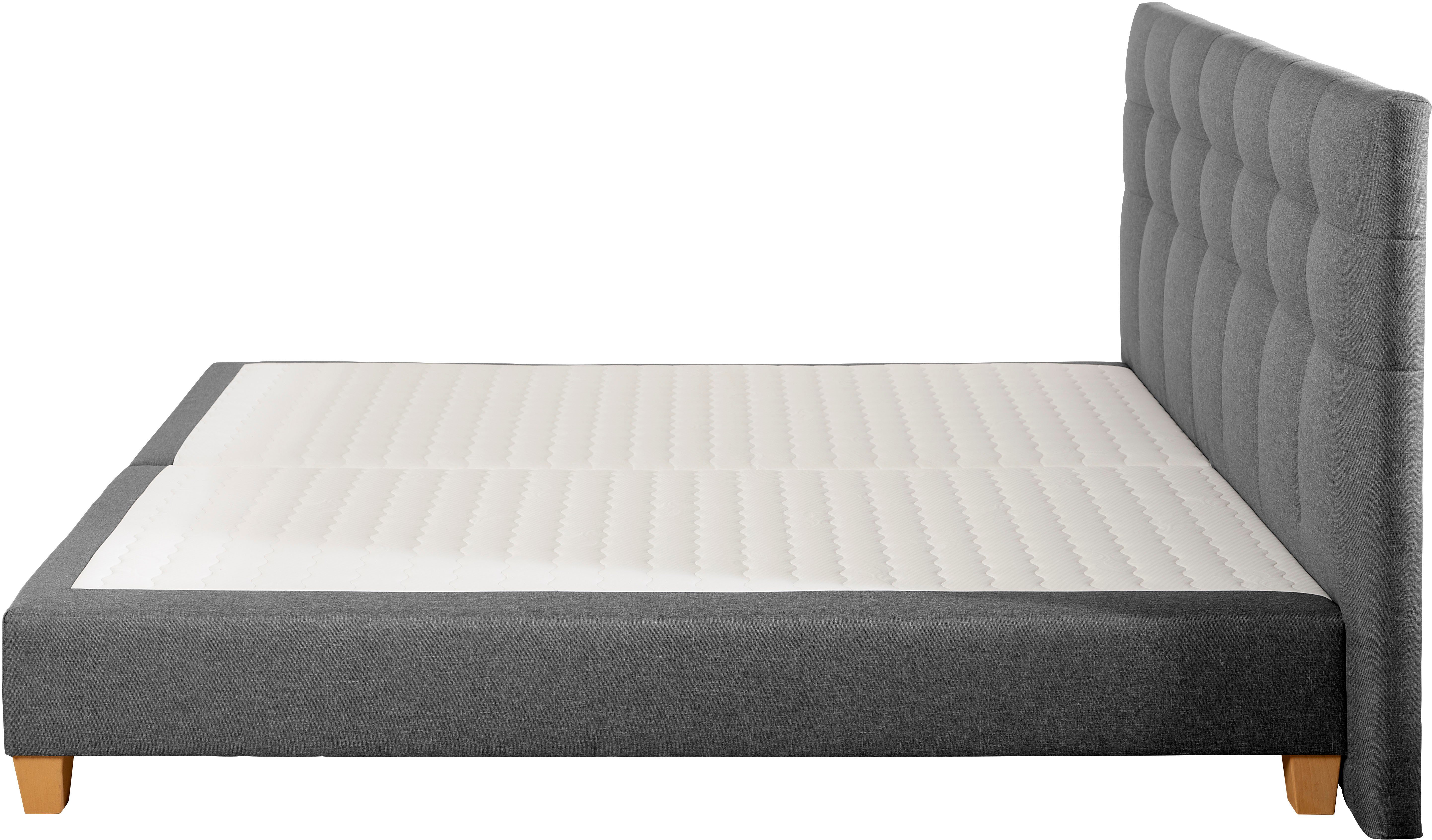 Home affaire Boxspring Moulay incl. topmatras, in extra lang 220 cm, 3 hardheden, ook in h4