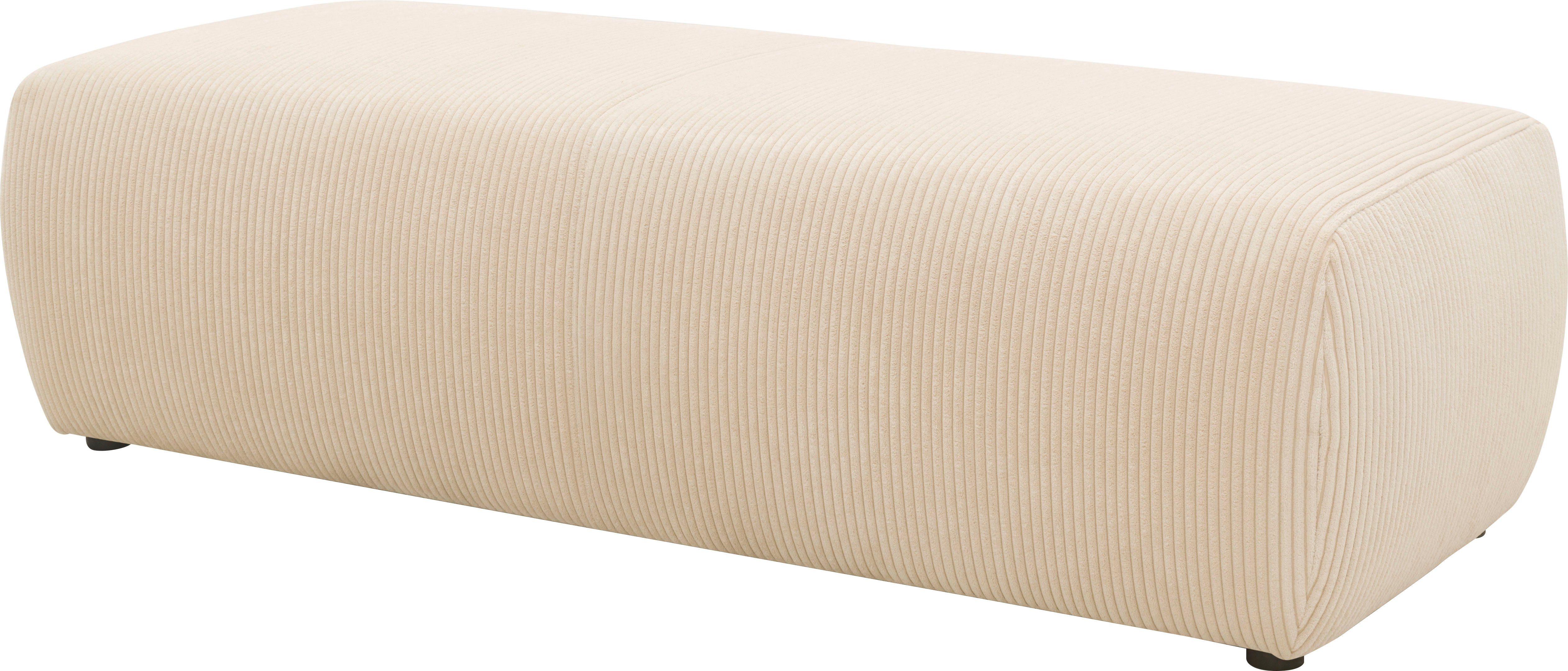 DOMO collection Hocker Brandon Sitzbelastung 140 kg grote uitvoering passend bij 'brandon', ook in cord hockers beige