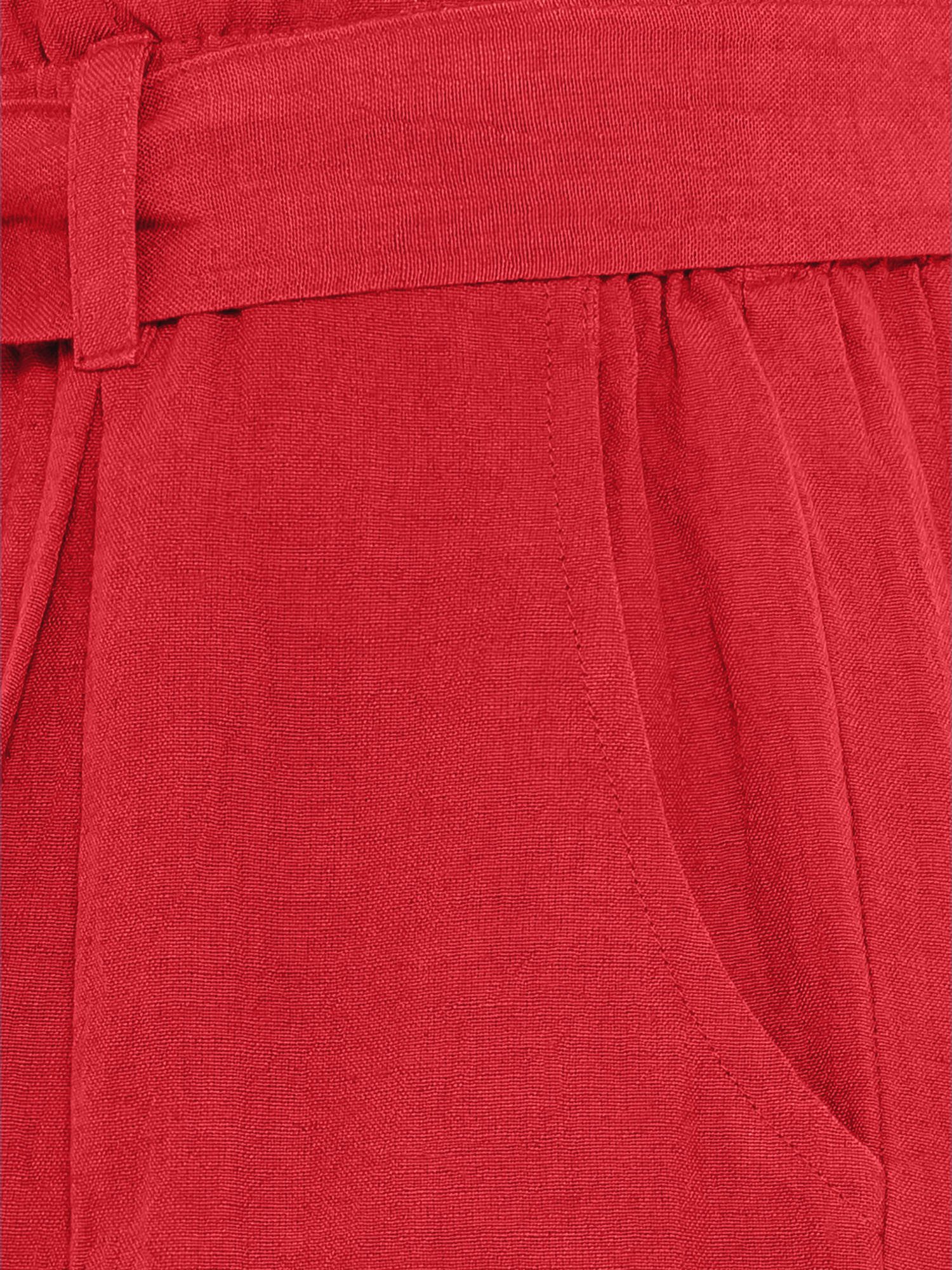 Lascana Short in paperbag-stijl, linnenmix, instapbroek, zomershort (Met een bindceintuur)