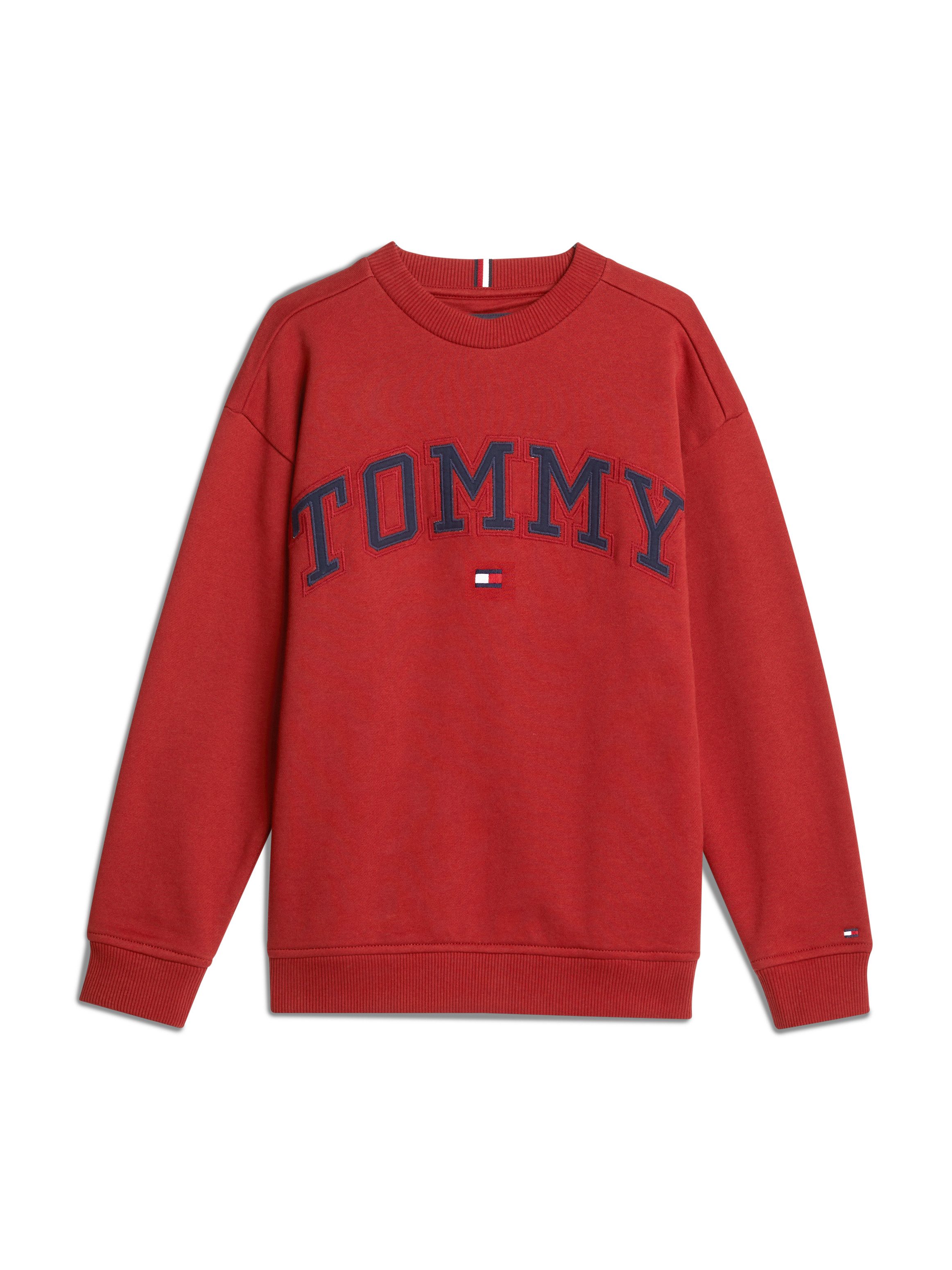 Tommy Hilfiger Sweatshirt VARSITY EMBROIDERY SWEATSHIRT Kinderen tot 16 jaar met logo-opdruk