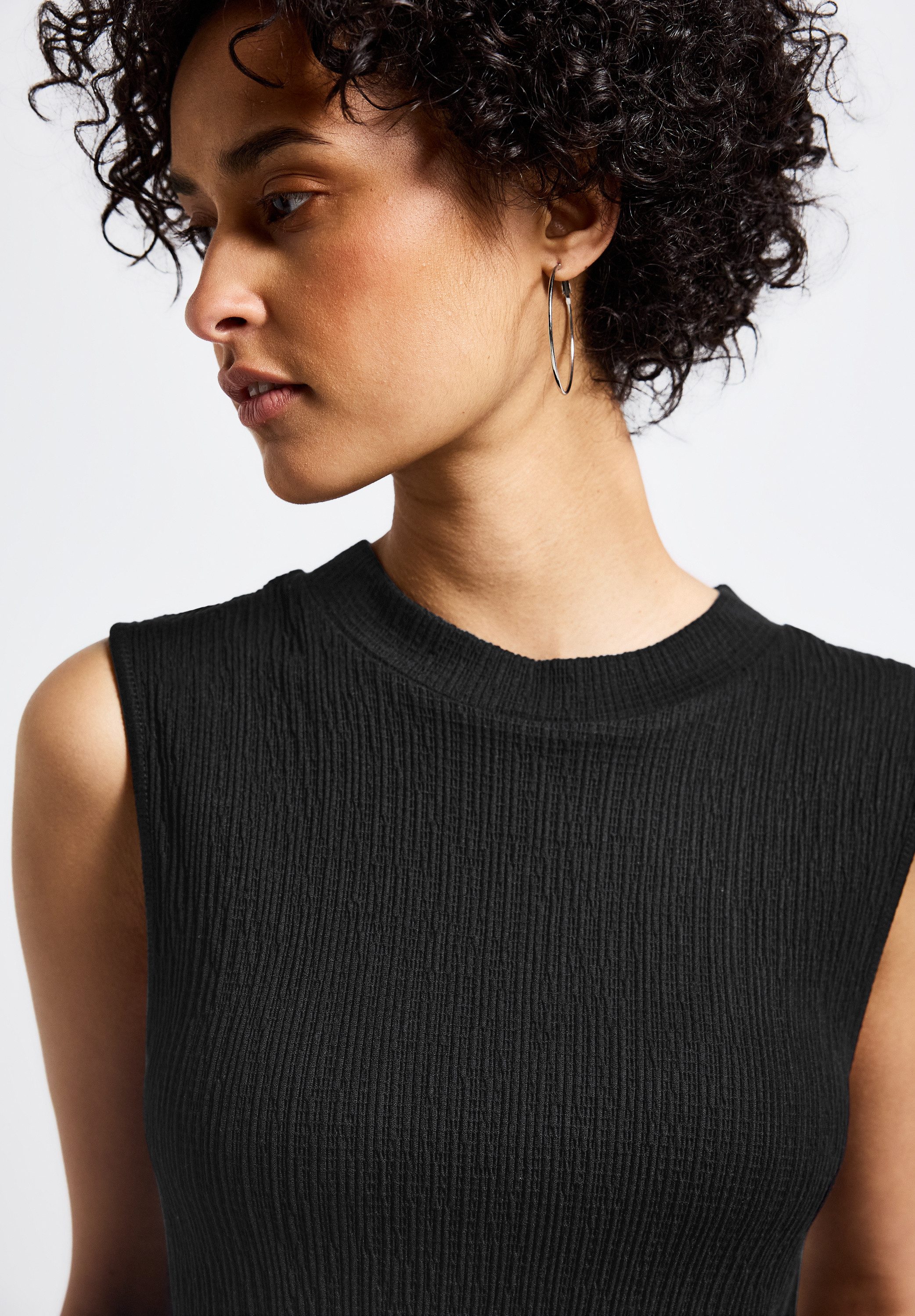 STREET ONE Tanktop met structuurmotief