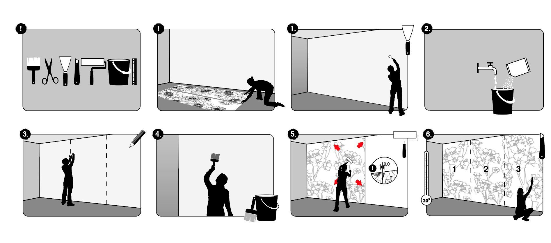 Komar Vliesbehang Digitale print vlies - Origins - Afmeting 400 x 280 cm (1 stuk)