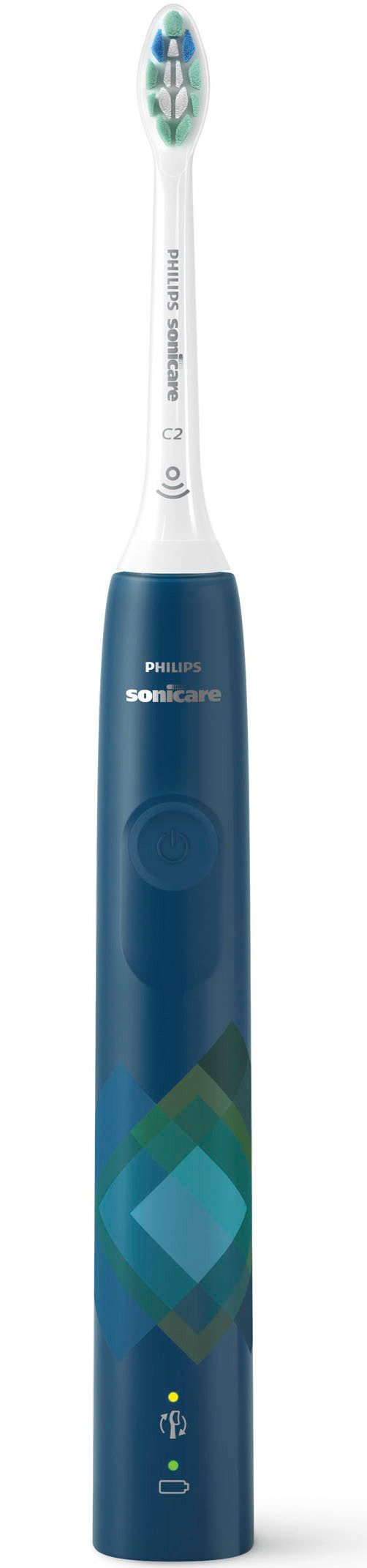 Philips Sonicare Elektrische tandenborstel Series 4100 HX3689 met geïntegreerde druksensor en 2 intensiteitsniveaus, incl. oplader