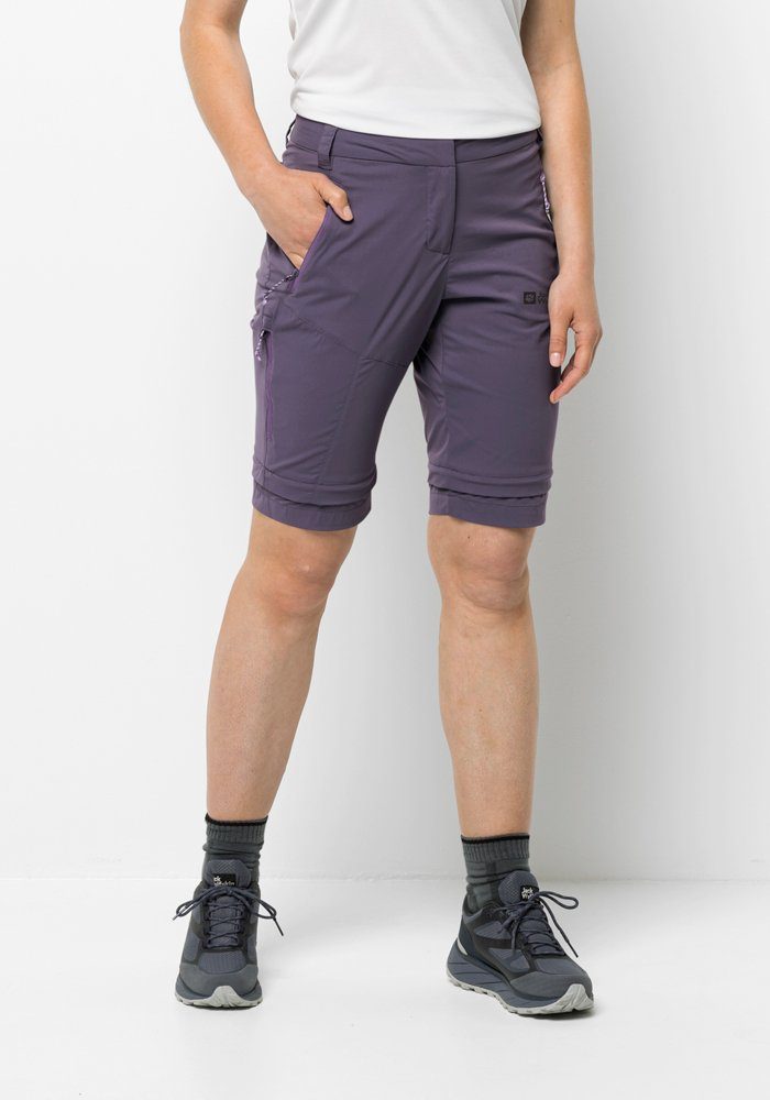 Jack Wolfskin Afritsbroek GLASTAL ZIP AWAY PANTS W