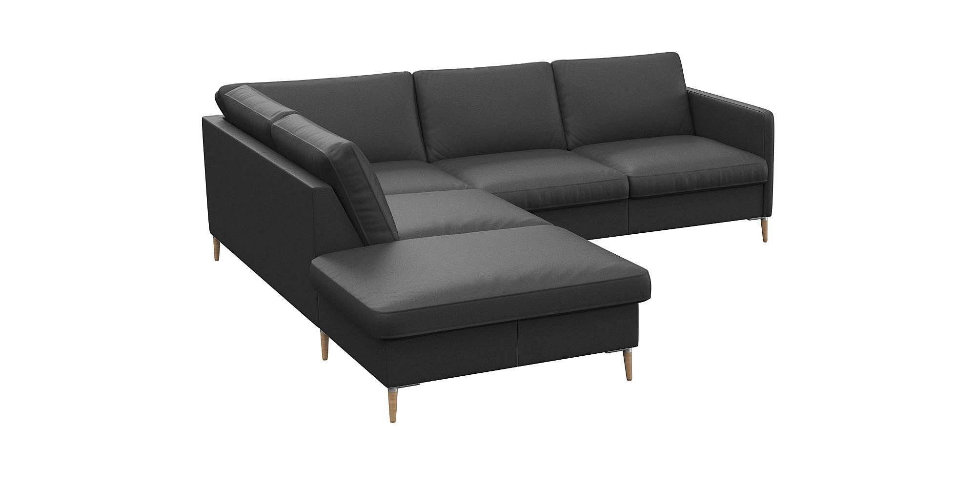 FLEXLUX Hoekbank Fiore, L-vorm, super comfortabel door koudschuim in de zitting