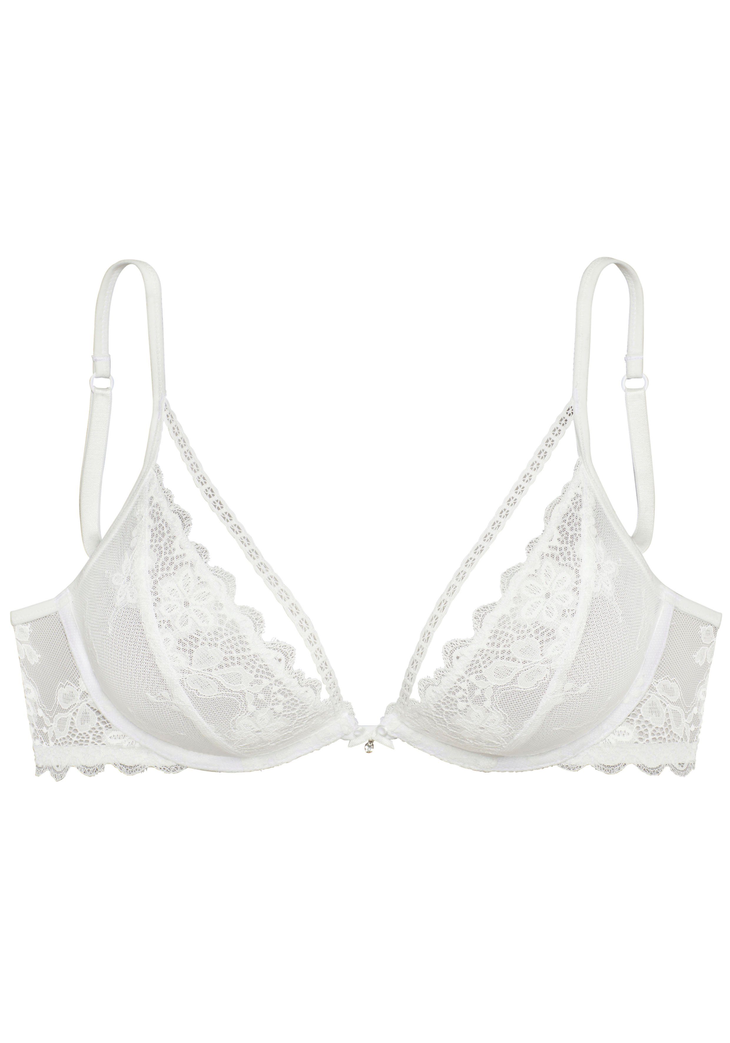 Vivance Beugel-bh met fijn sierband bij de decolleté van jacquardkant sexy lingerie