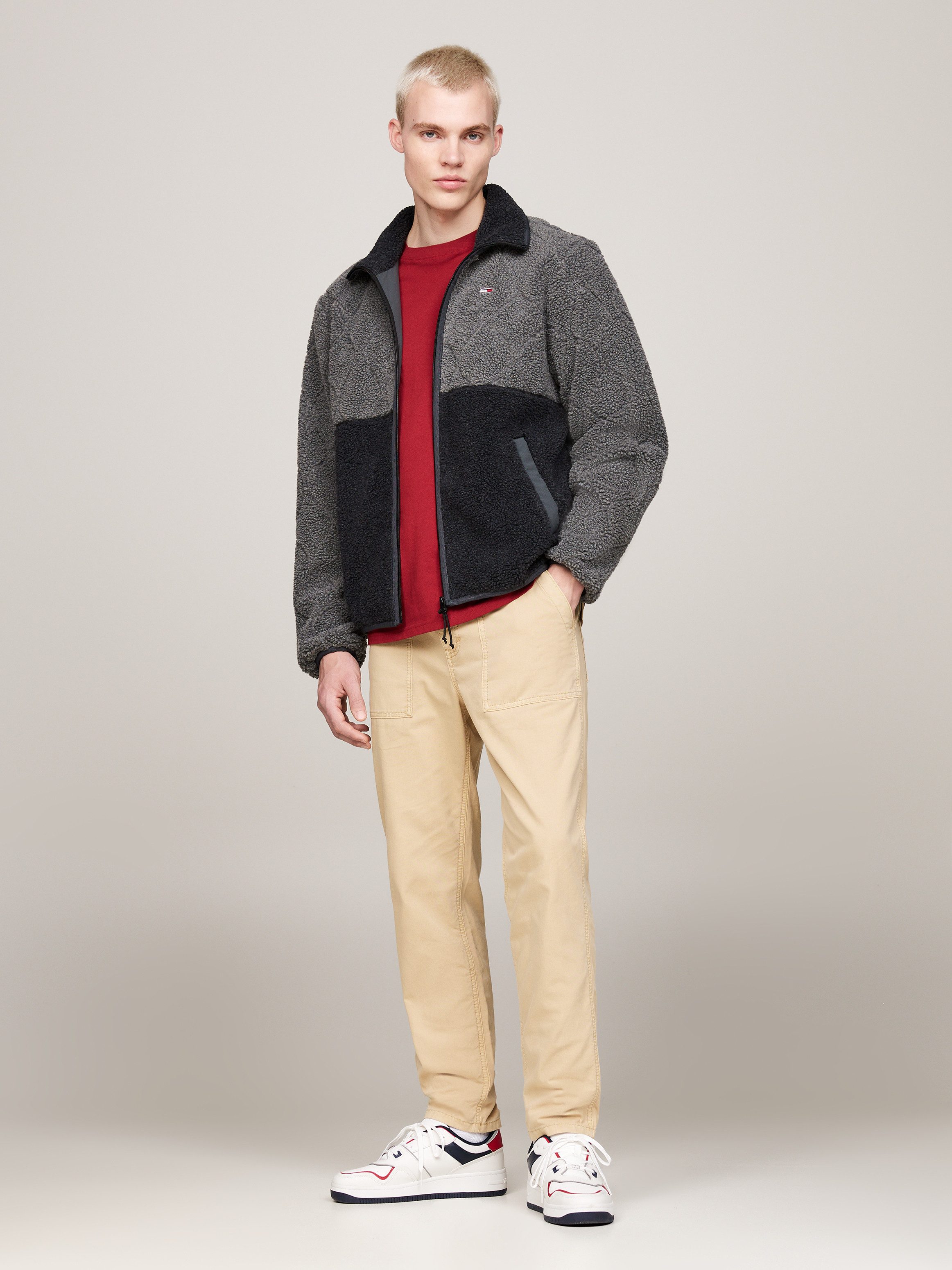 TOMMY JEANS Kort jack TJM TEDDY ESSENTIAL JACKET