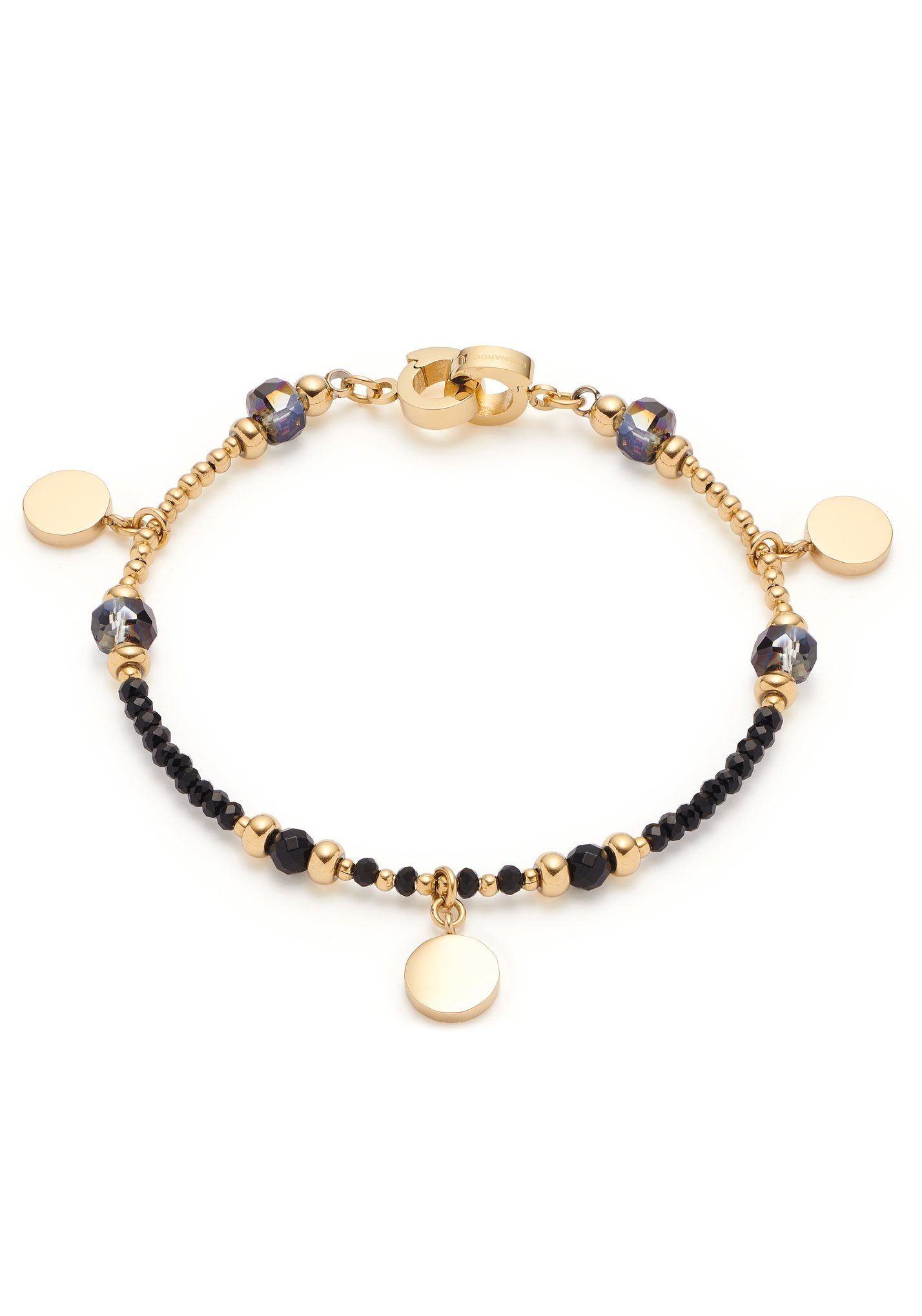 LEONARDO Armband Cesira Clip&Mix, 018305 dames armbanden zwart