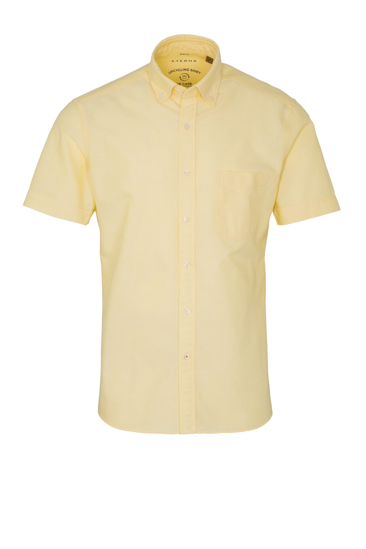 Eterna Overhemd met korte mouwen Slim fit EASY IRON (gemakkelijk te strijken)