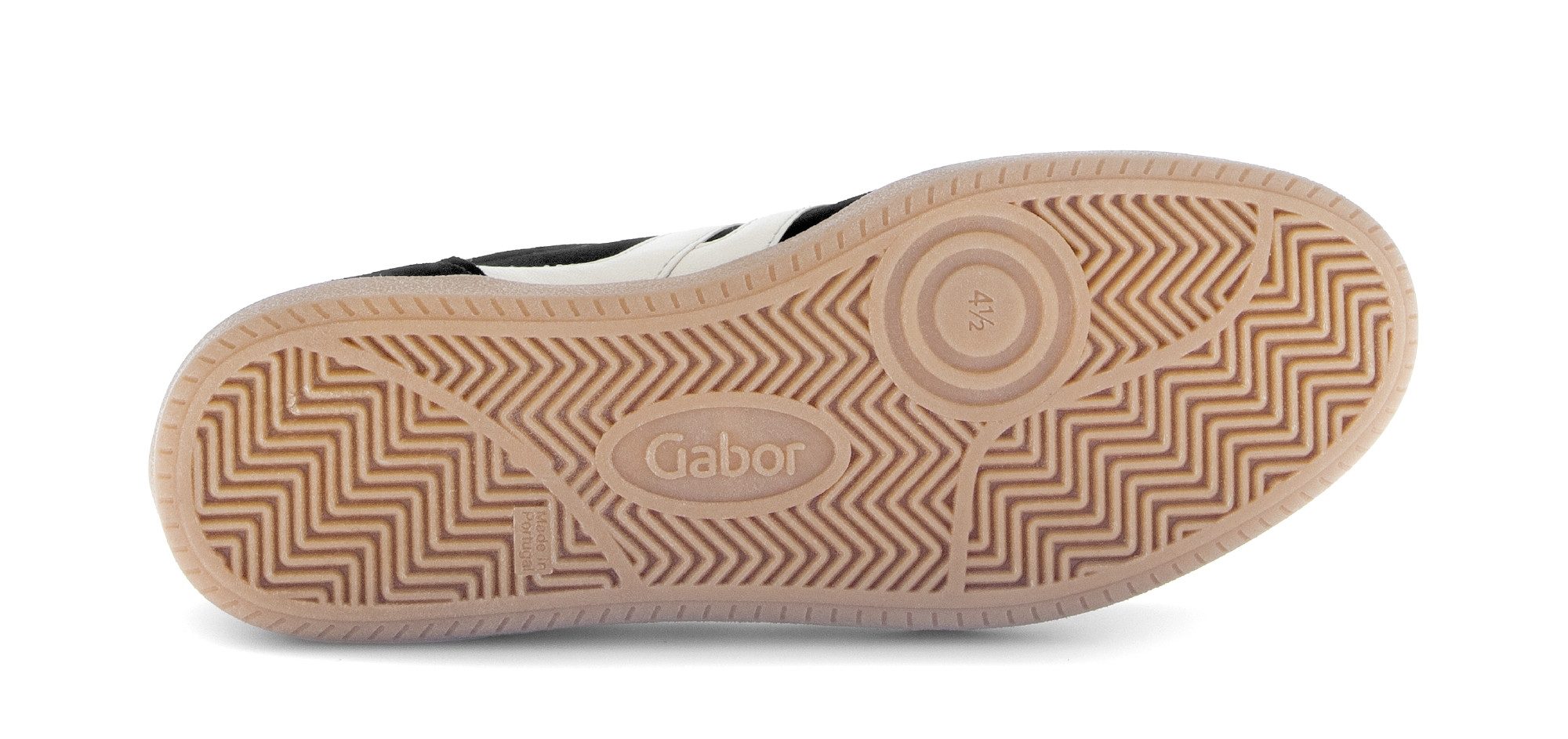Gabor Plateausneakers , vrijetijdsschoen, halfschoen, veterschoen met gepolsterde schacht