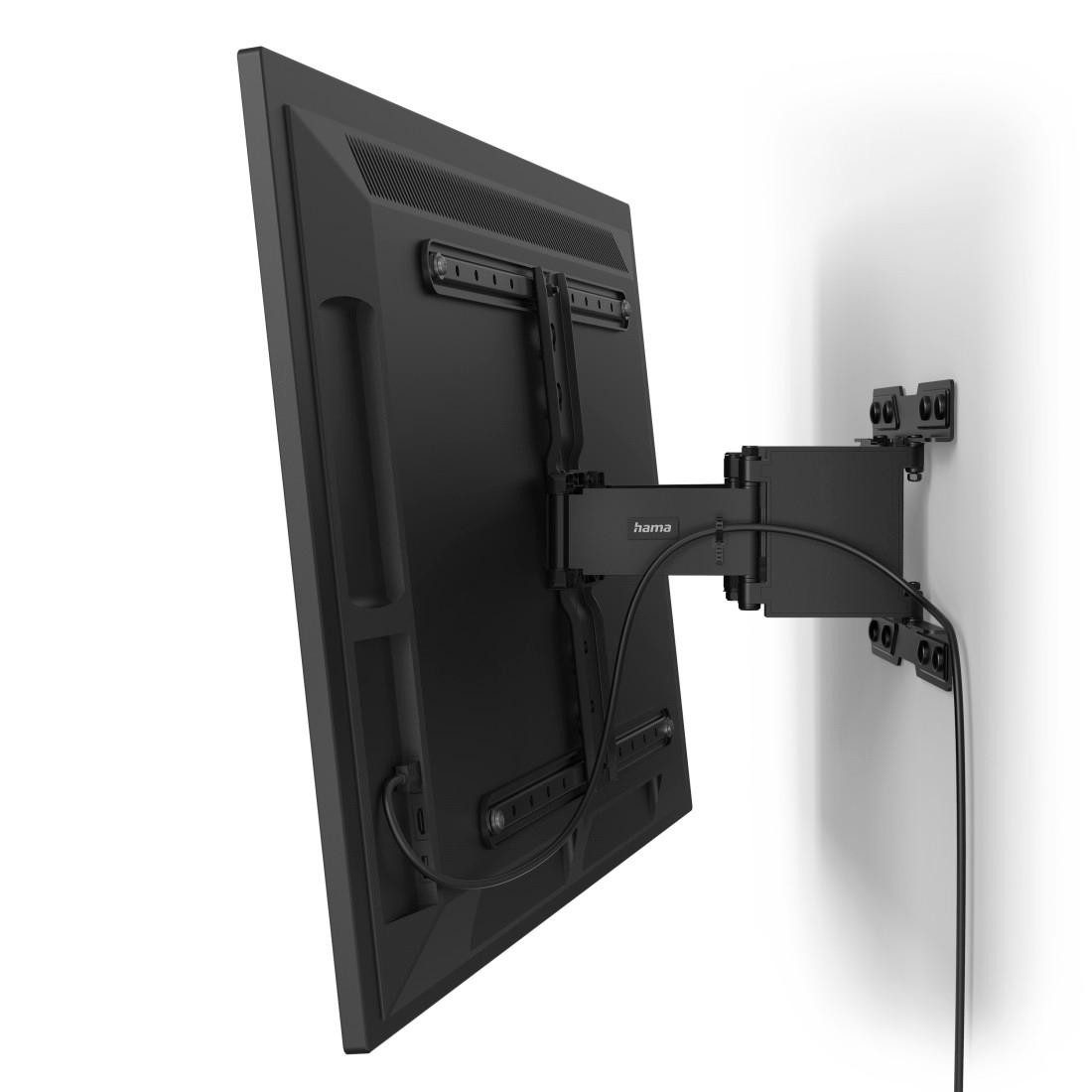 Hama Tv-wandhouder Ultraslank, kantelbaar, volledig beweeglijk, 37“-90", 43, 50, 55, 65, 75