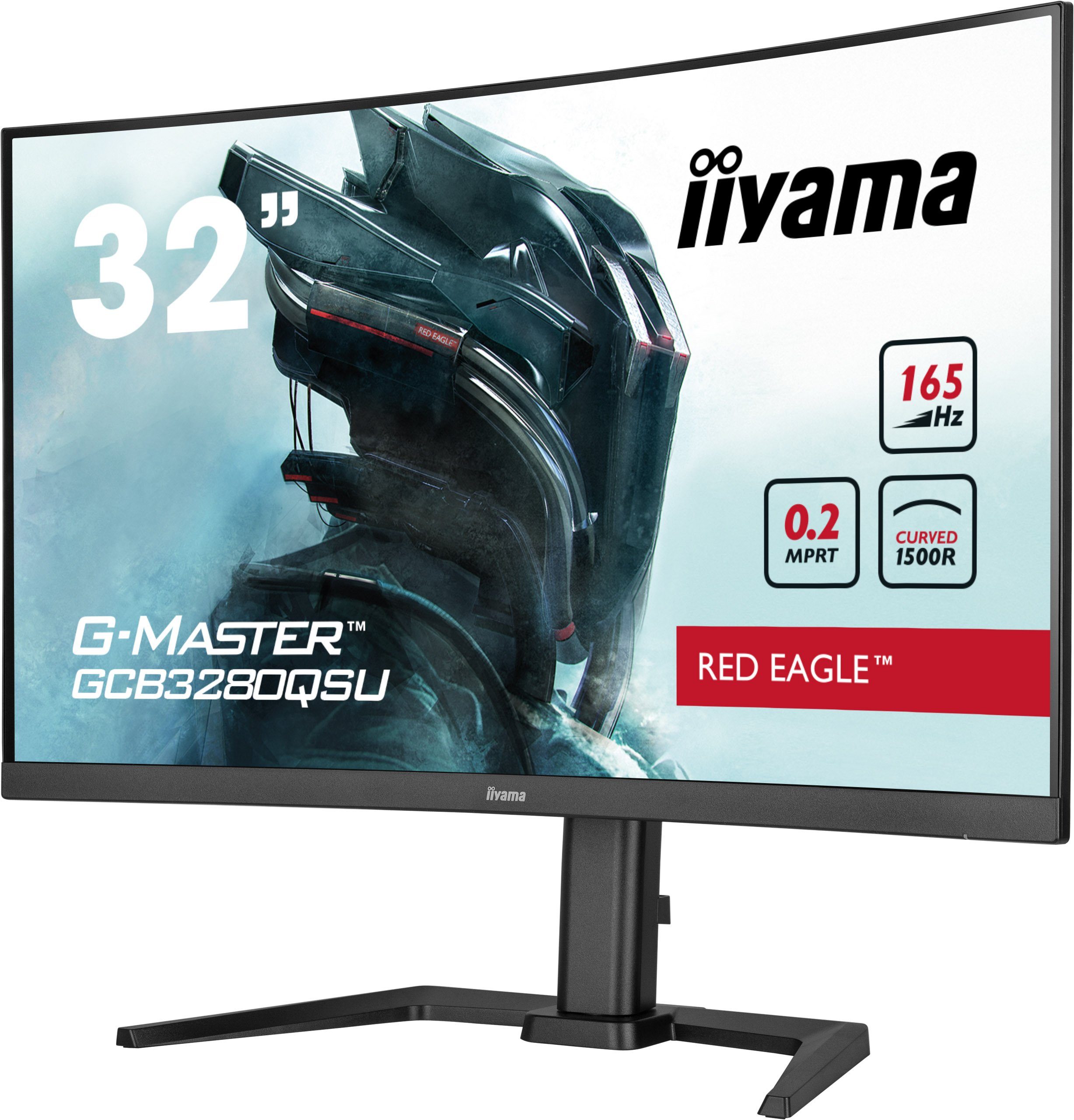Iiyama Curved-gaming-ledscherm GCB3280QSU-B1, 80 cm / 32", WQHD