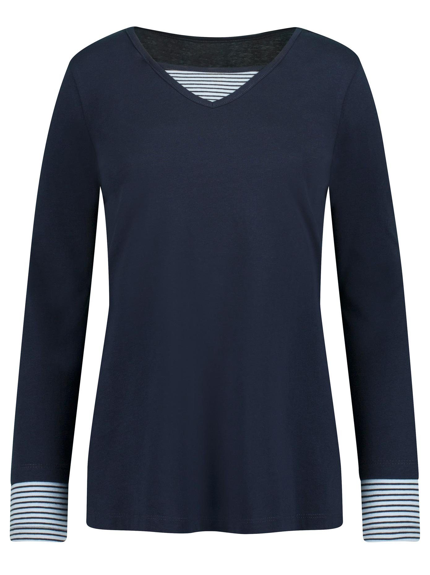 Classic Basics Shirt met lange mouwen Shirt (1-delig)