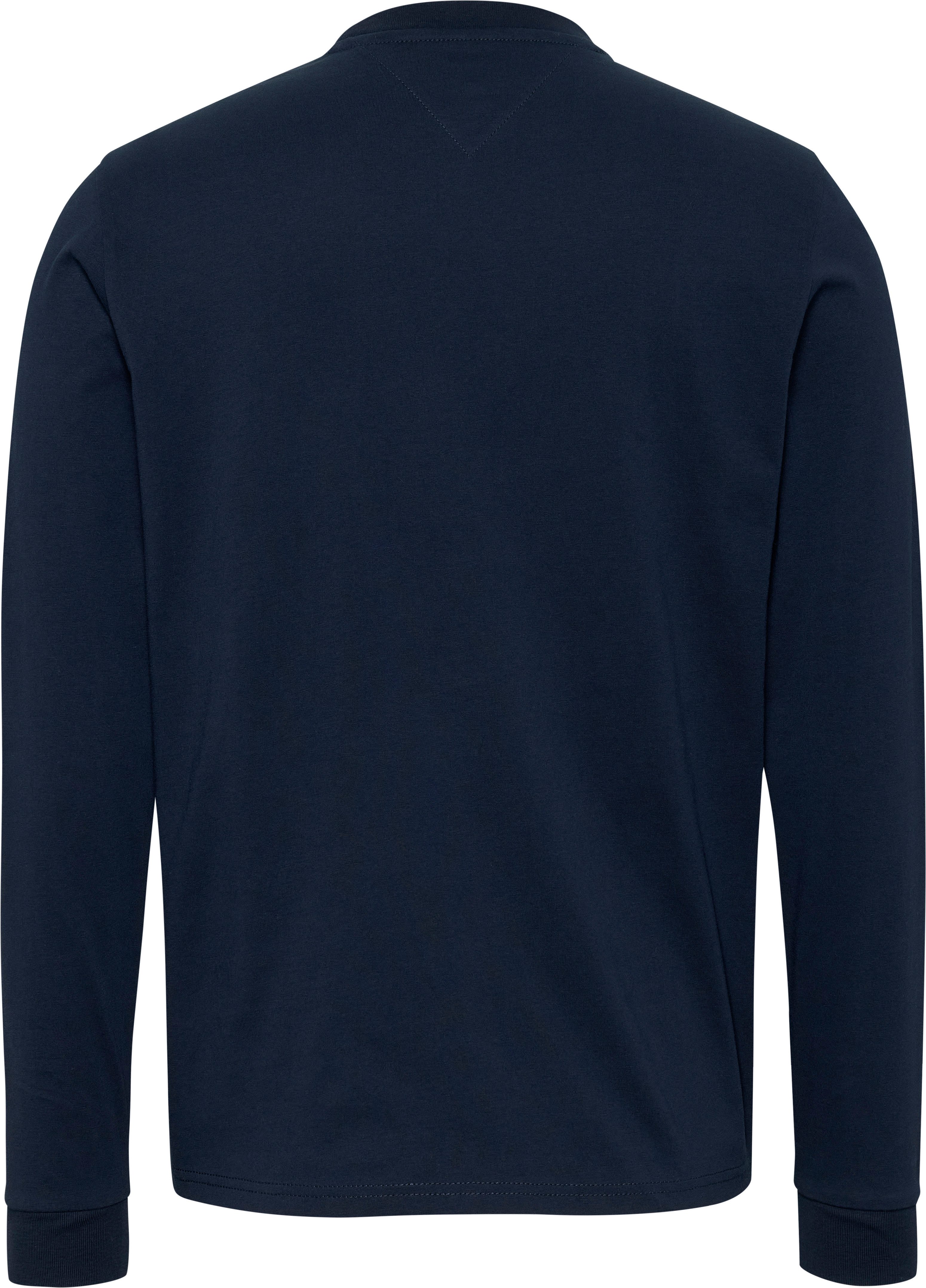 TOMMY JEANS Shirt met lange mouwen TJM SLIM LINEAR CHEST LS TEE EXT