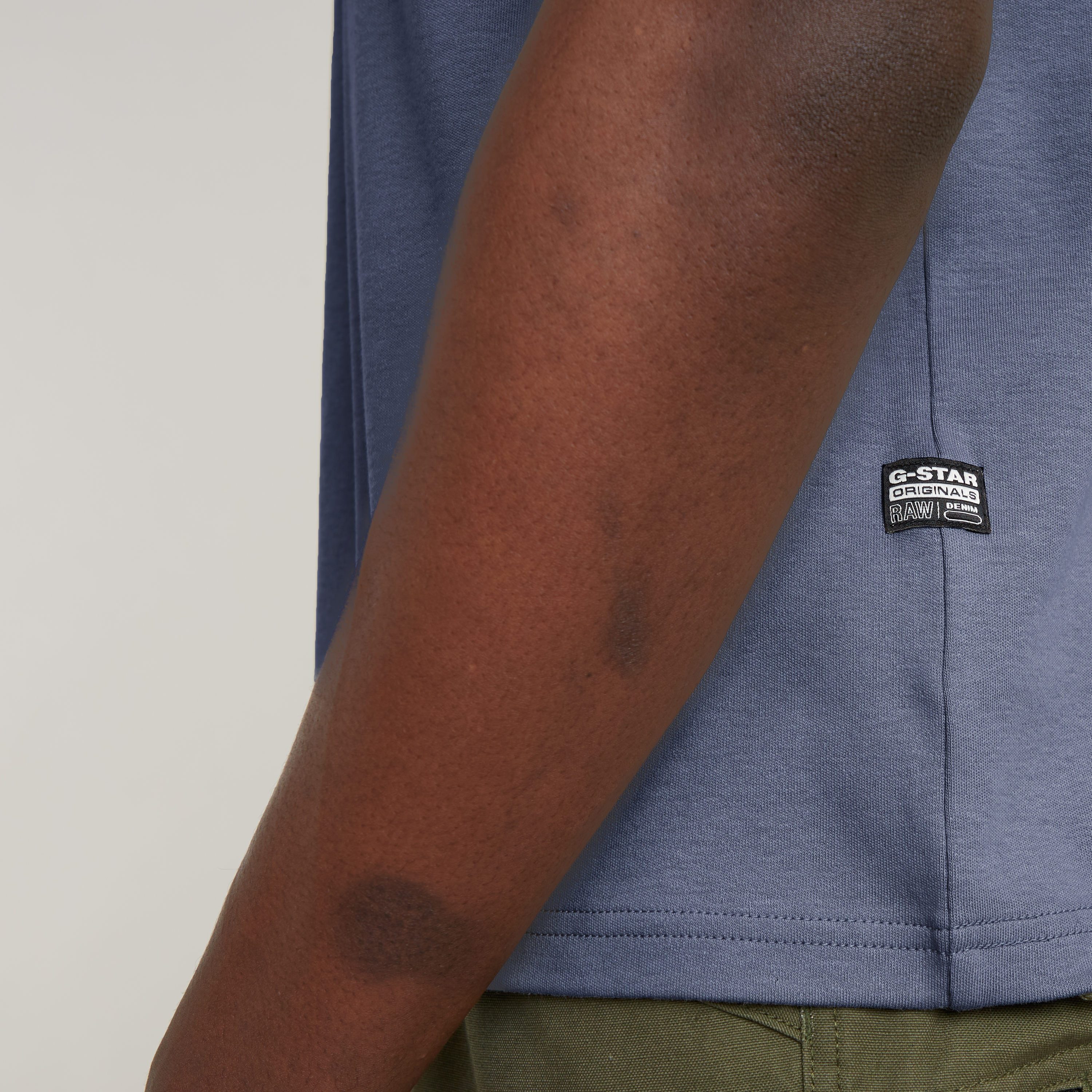 G-Star RAW Shirt met print Stacked Old Skool Logo R