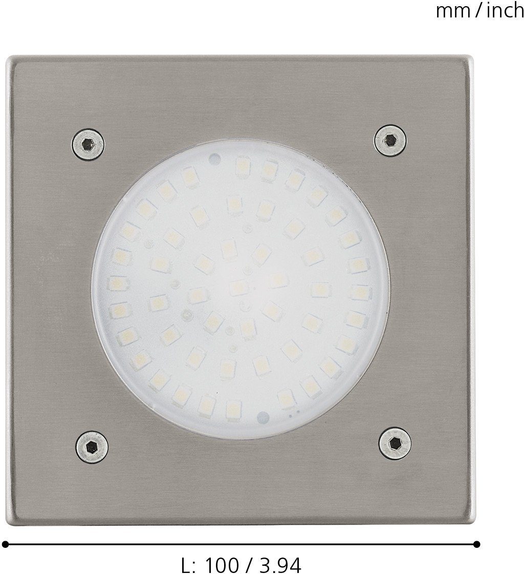 EGLO Ledinbouwlamp LAMEDO Led vloerinbouwlamp - outdoor (1 stuk)