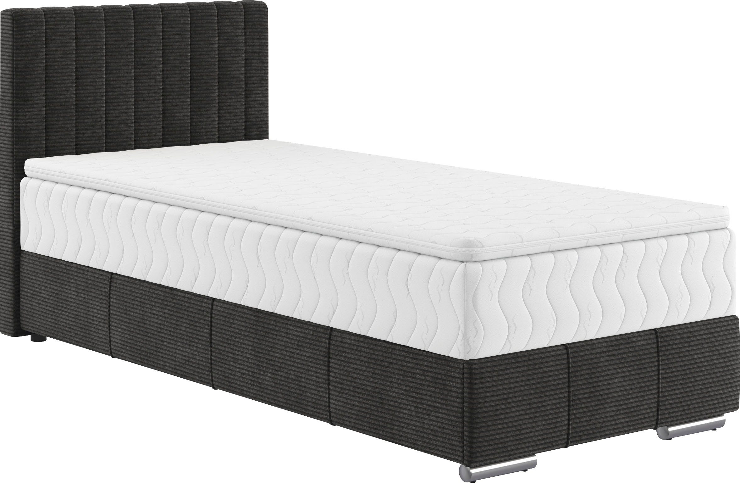 INOSIGN Boxspring Thor met bedbodem, incl. matras, topverkoper Topmatras en sierkussen, in verschillende hardheden beschikbaar
