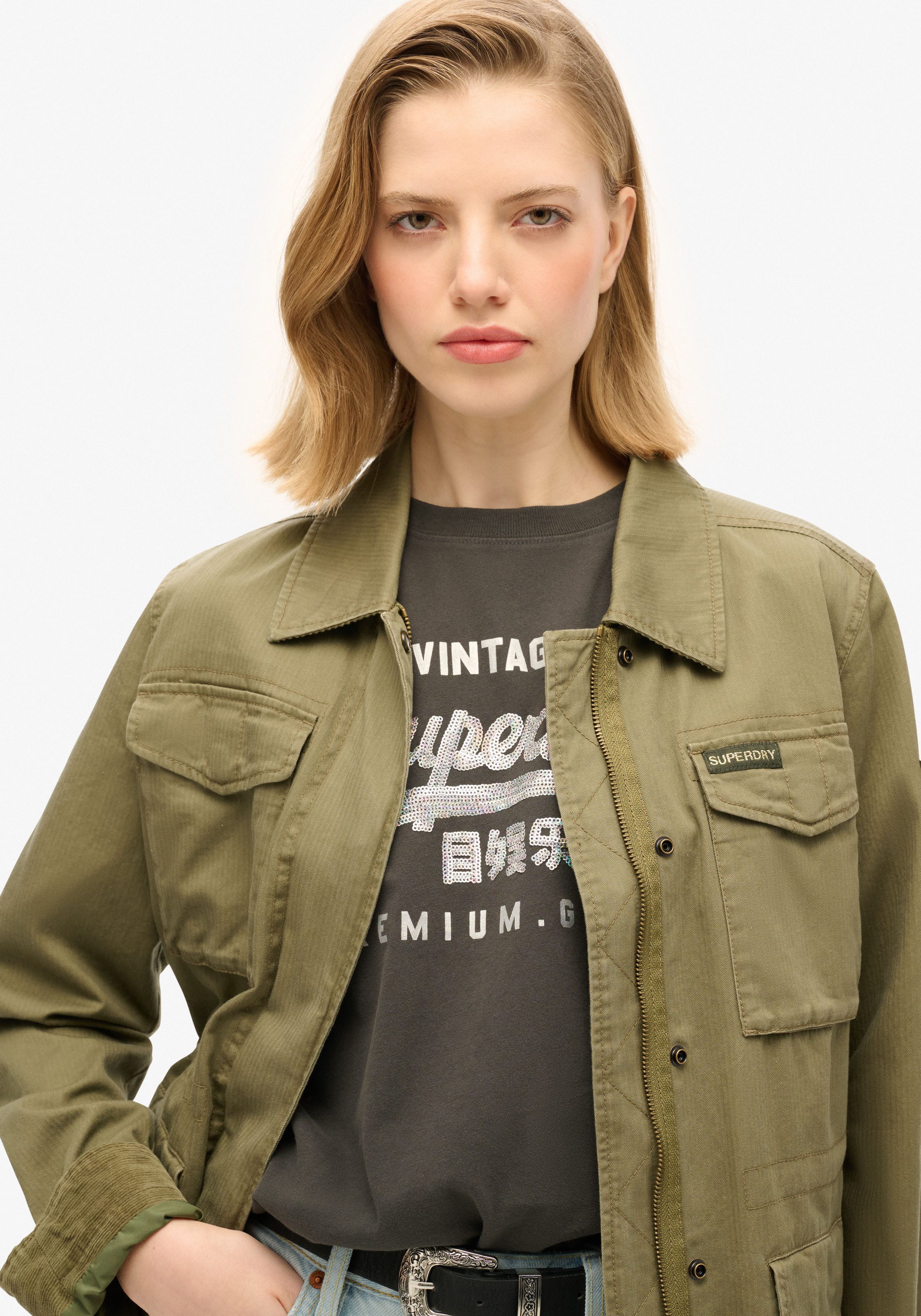 Superdry Shirt met print EMBELLISHED VL GRAPHIC T SHIRT