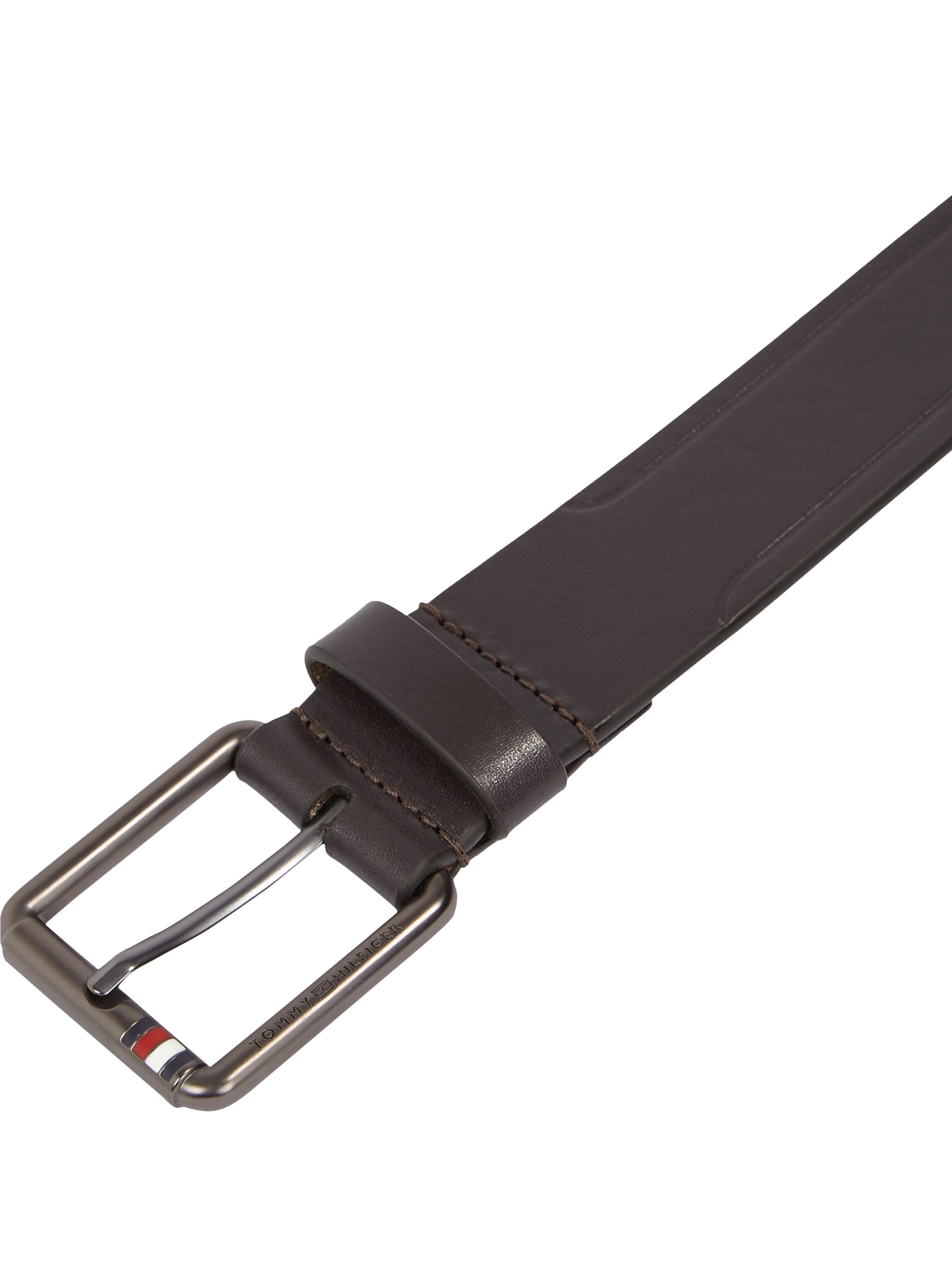 Tommy Hilfiger Leren riem CASUAL 3.5 met metalen label op de sluiting