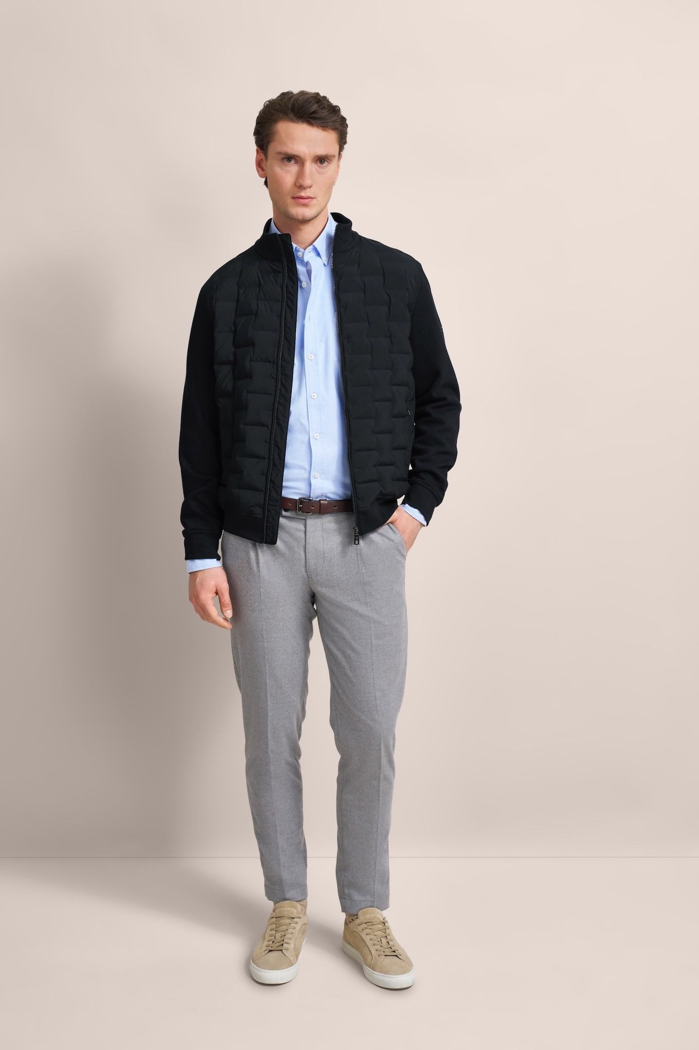 Bugatti Sweatshirt van een comfortabele katoen-elastaanmix