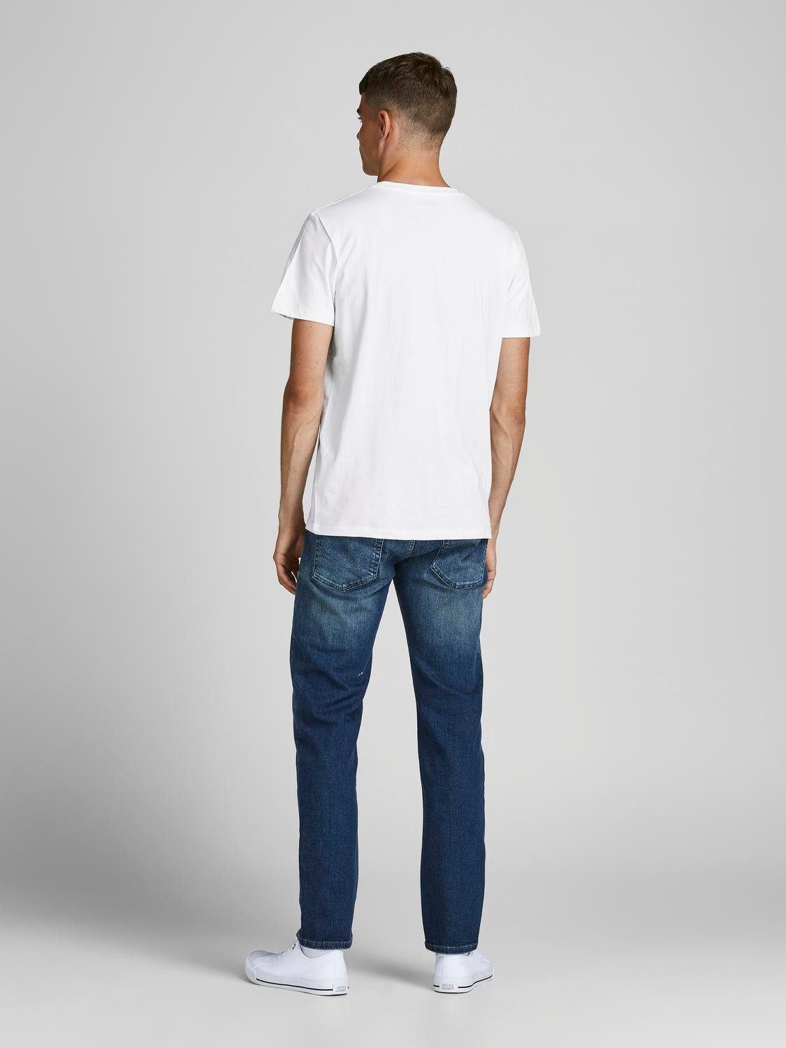 Jack & Jones Shirt met ronde hals TEE SS CREW NECK 5 P (set, 5-delig)