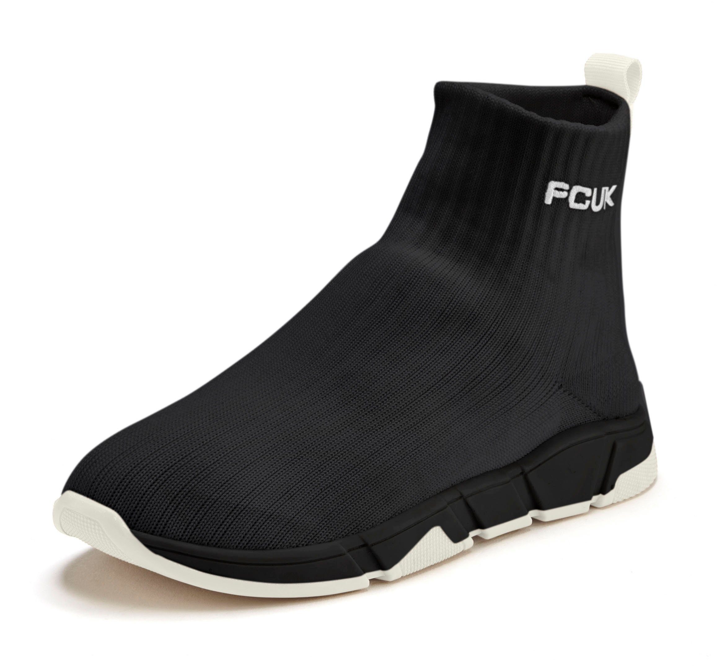 FCUK Sneakers Sock Boot, Vrijetijdsschoen, sok sneaker, high top sneaker, enkellaars, lage schoen