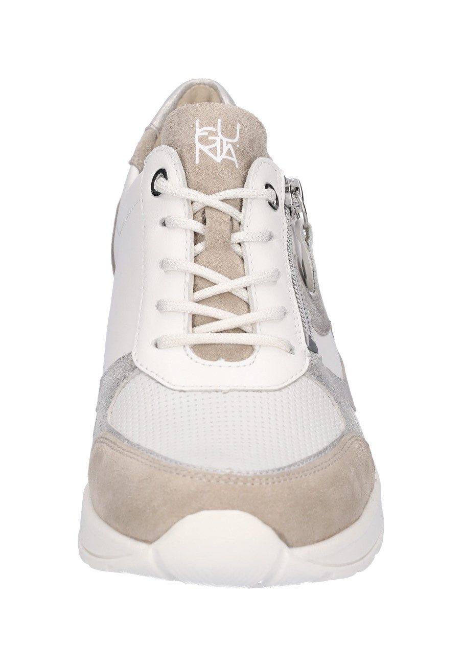 Waldläufer Sneakers met sleehak H-Clara , veterschoenen, lage schoen, comfortabele schoen, met uitneembaar voetbed
