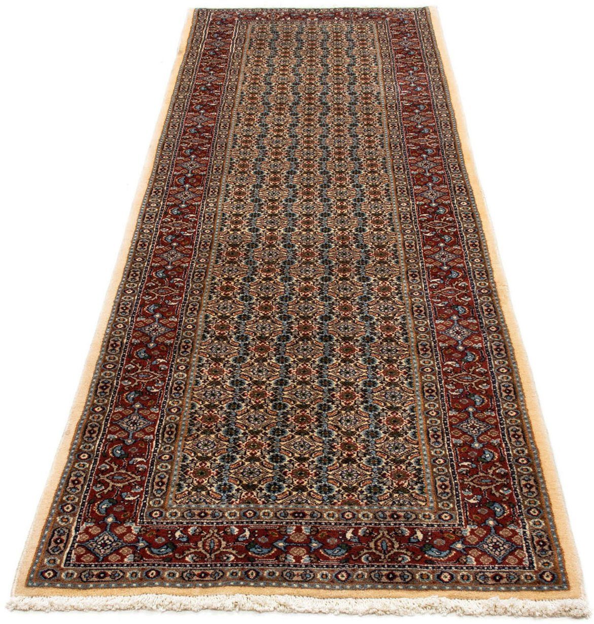 morgenland Wollen kleed Moud medaillon rosso 346 x 245 cm Uniek exemplaar met certificaat