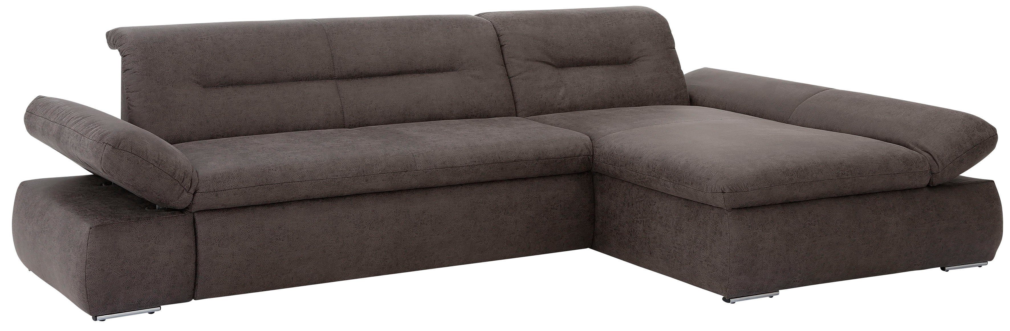 INOSIGN Hoekbank Avesa L-vorm Naar keuze met armleuningverstelling en slaapfunctie, bxdxh: 300x172x80cm