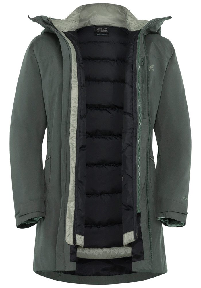 Jack Wolfskin Functioneel 3-in-1-jack ICECAPE 3IN1 DOWN JKT W RDS