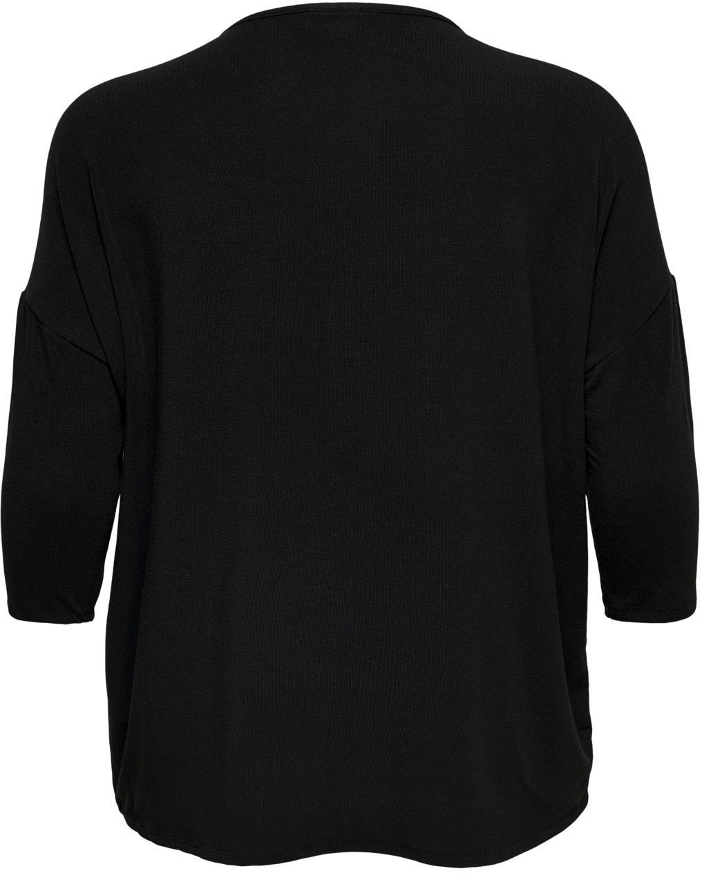ONLY CARMAKOMA Shirt met 3/4-mouwen CARLAMOUR zachte materialenmix