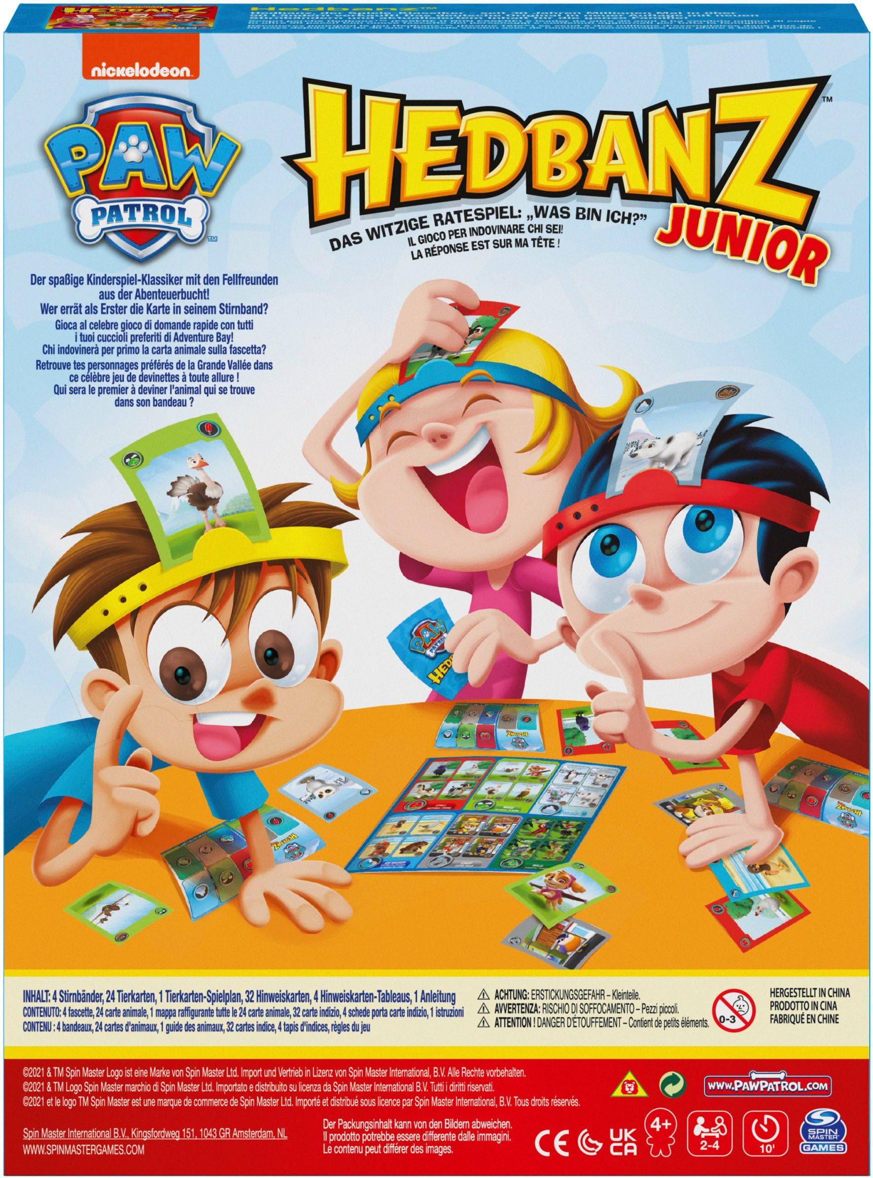 Spin Master Spel Hedbanz Junior - Paw Patrol