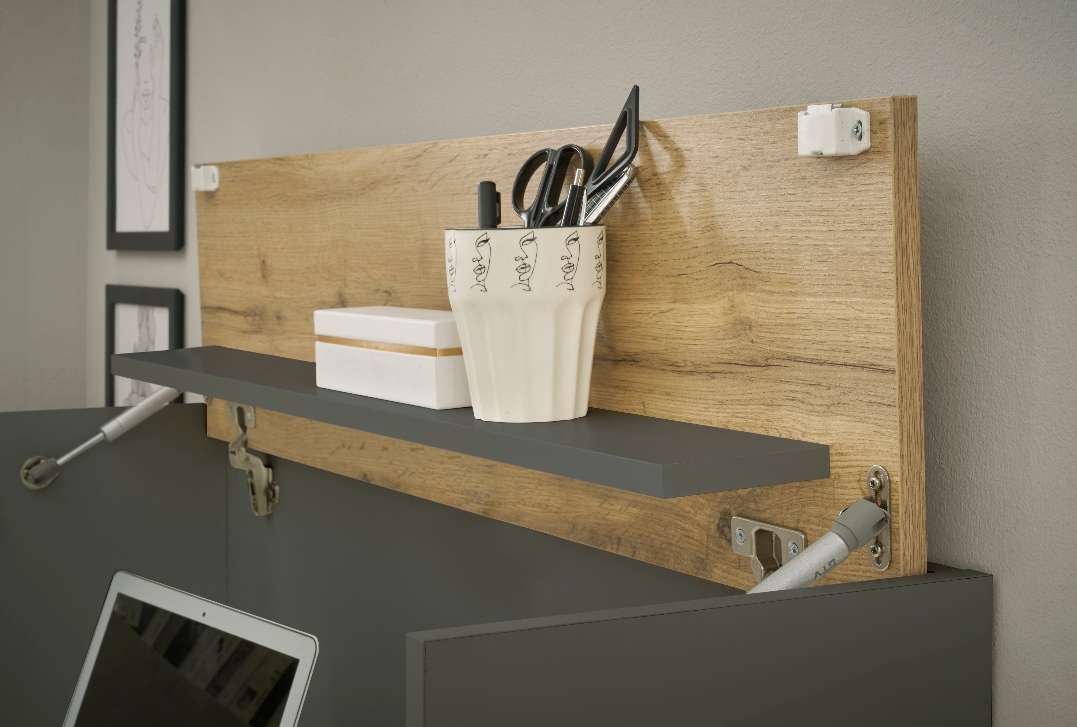 INOSIGN Set kantoormeubelen City/Giron Thuiskantoor, wandsecretaire (set, 5-delig)