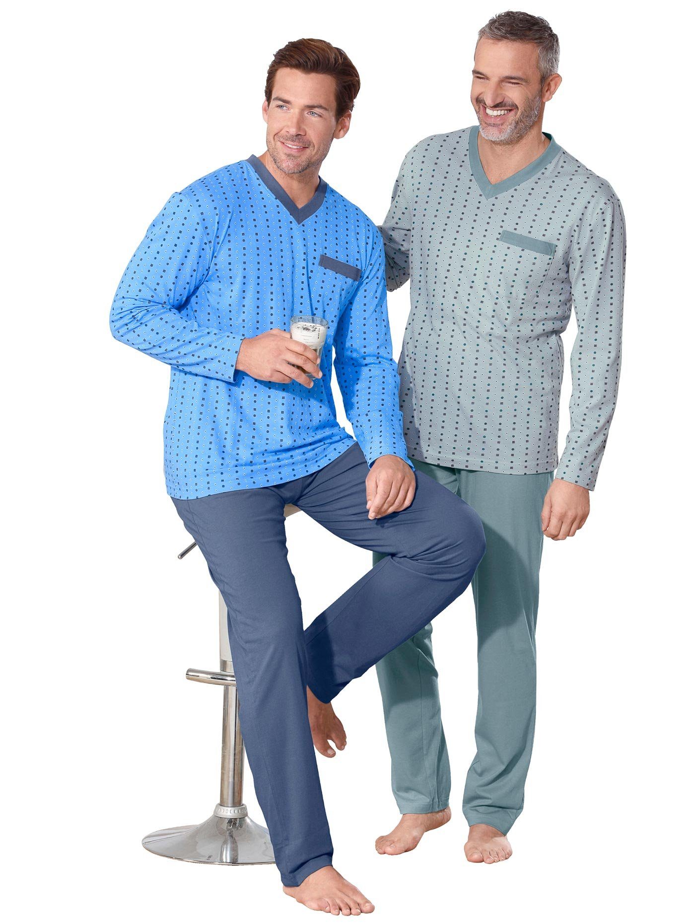 Kings Club Pyjama heren pyjama's maat 60/62 multicolor