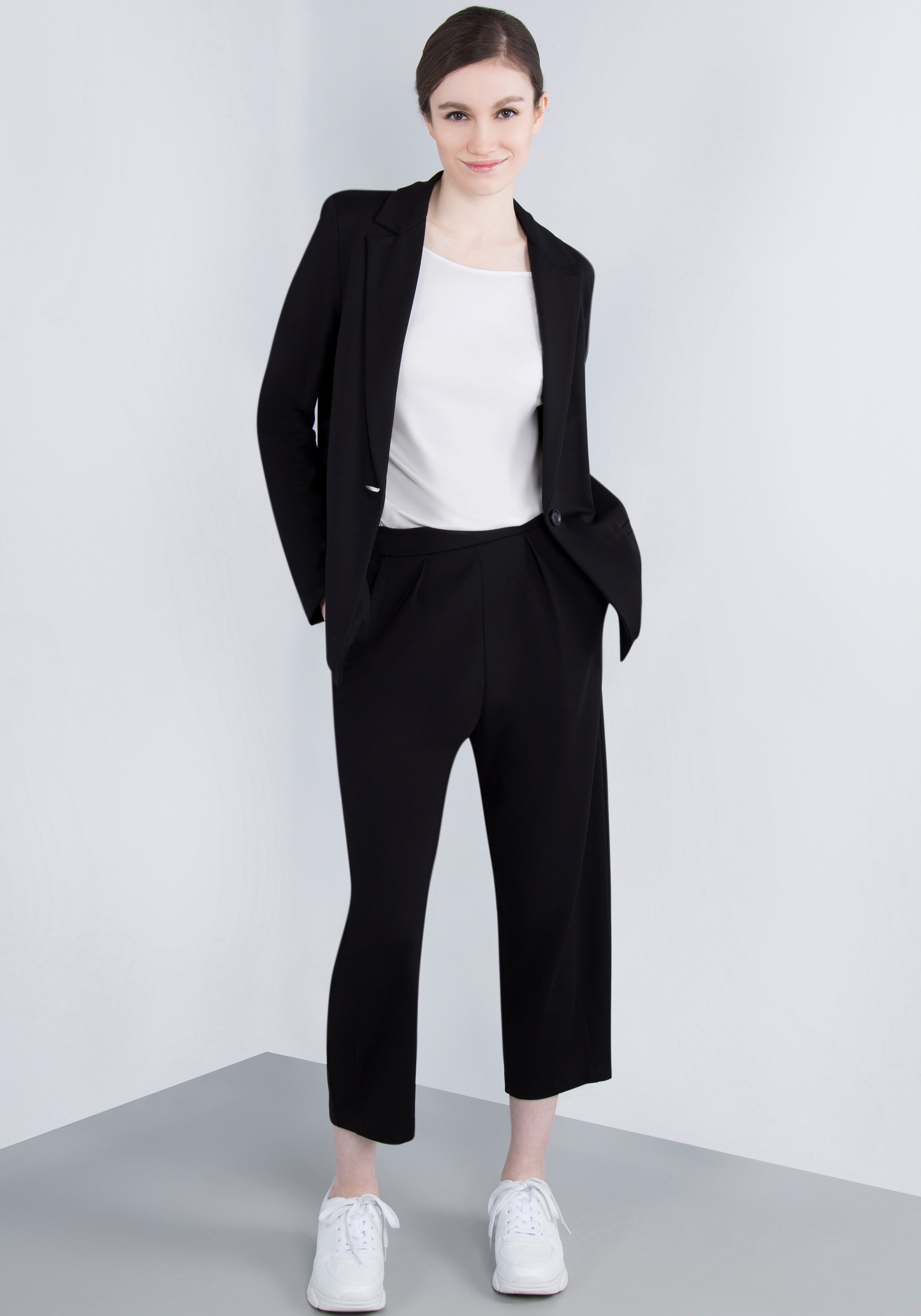 IMPERIAL Lange blazer met stretch