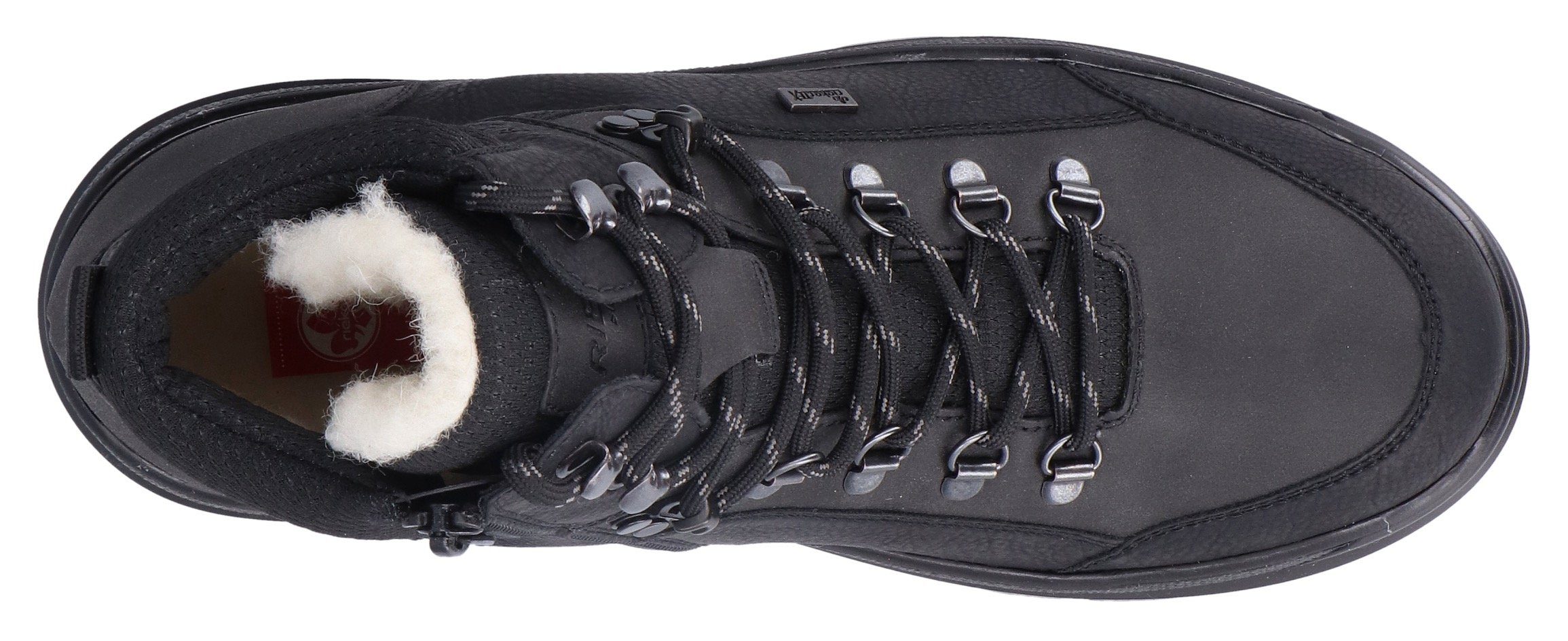 Rieker Winterlaarzen Flip Grip outdoorlaarzen met omklapbare spikes aan de loopzool, tex-membraan
