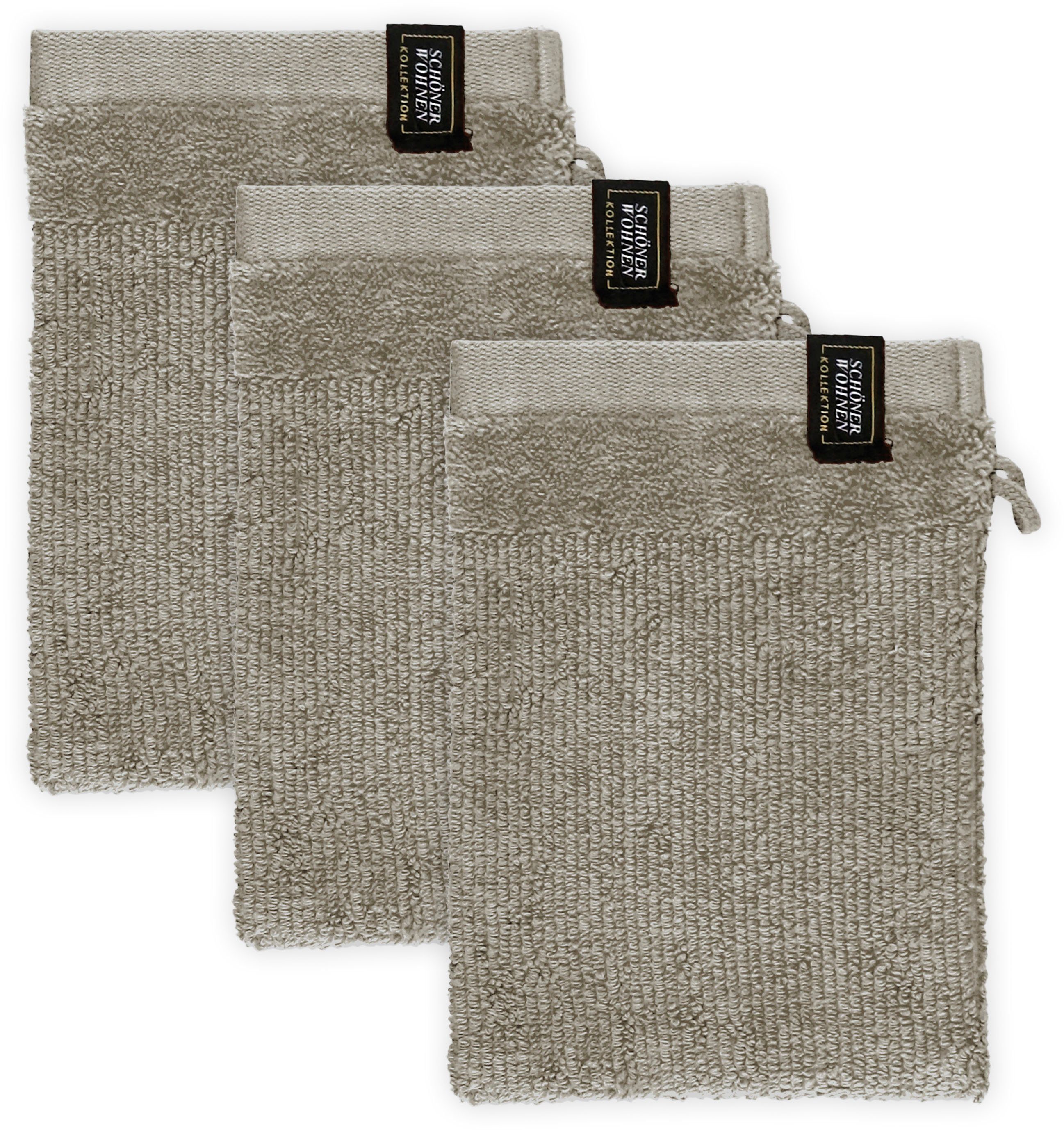 SCHÖNER WOHNEN-KOLLEKTION Washandje Sense (set)