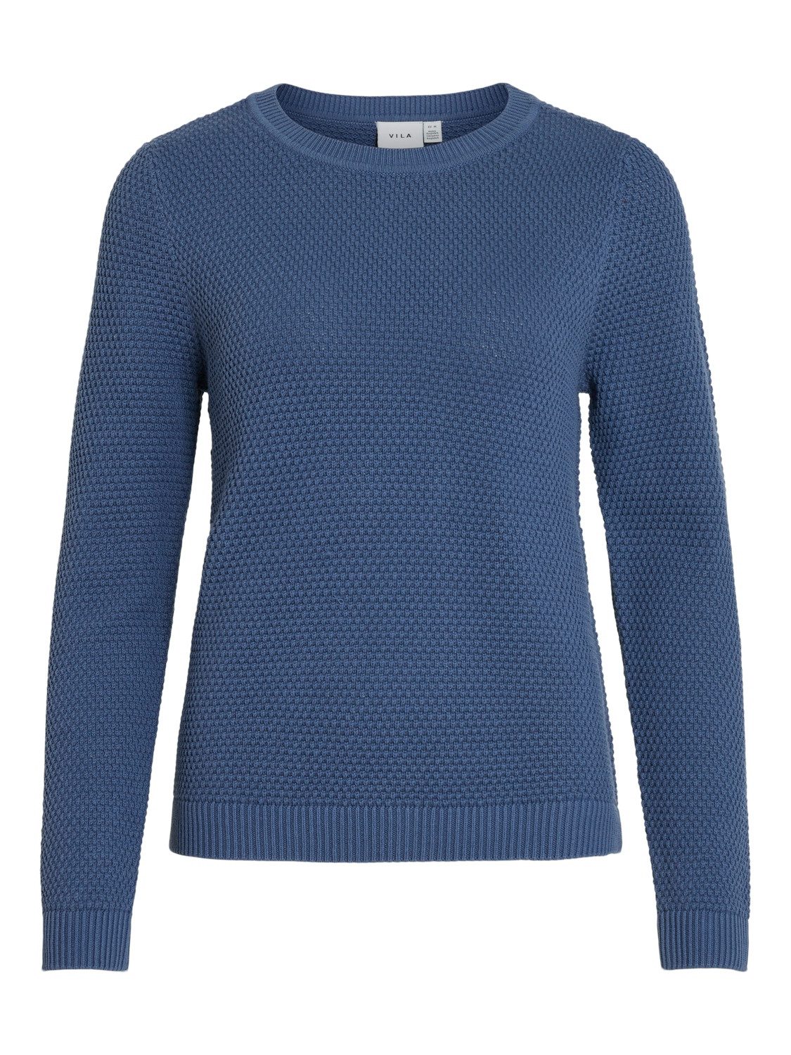Vila Trui met ronde hals VIDALO O-NECK L S KNIT TOP- NOOS